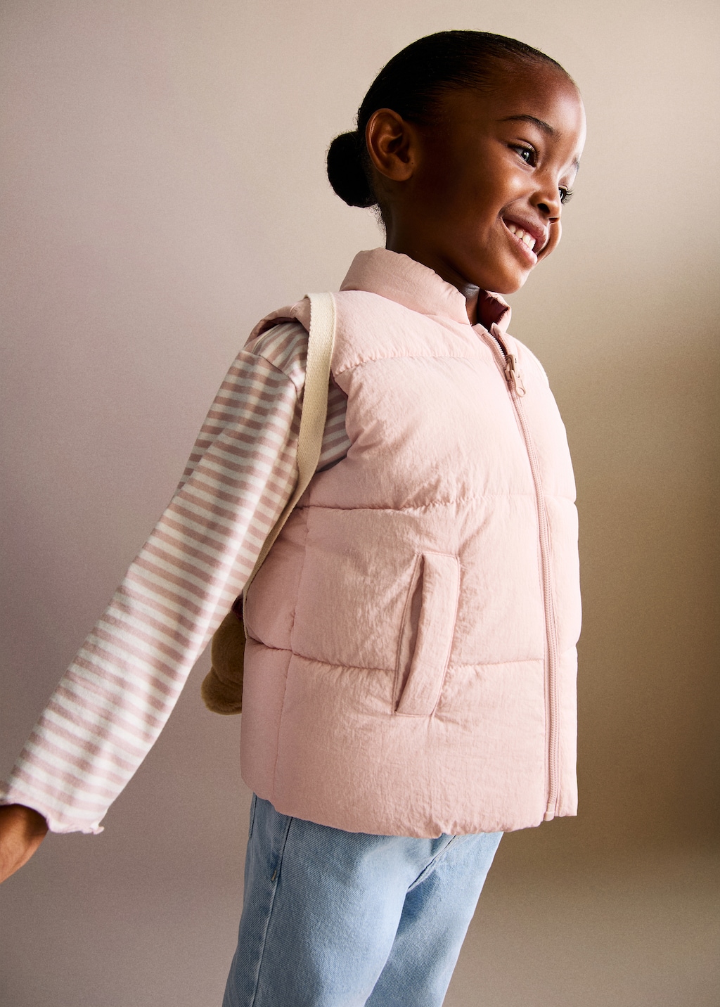 Reversible quilted vest