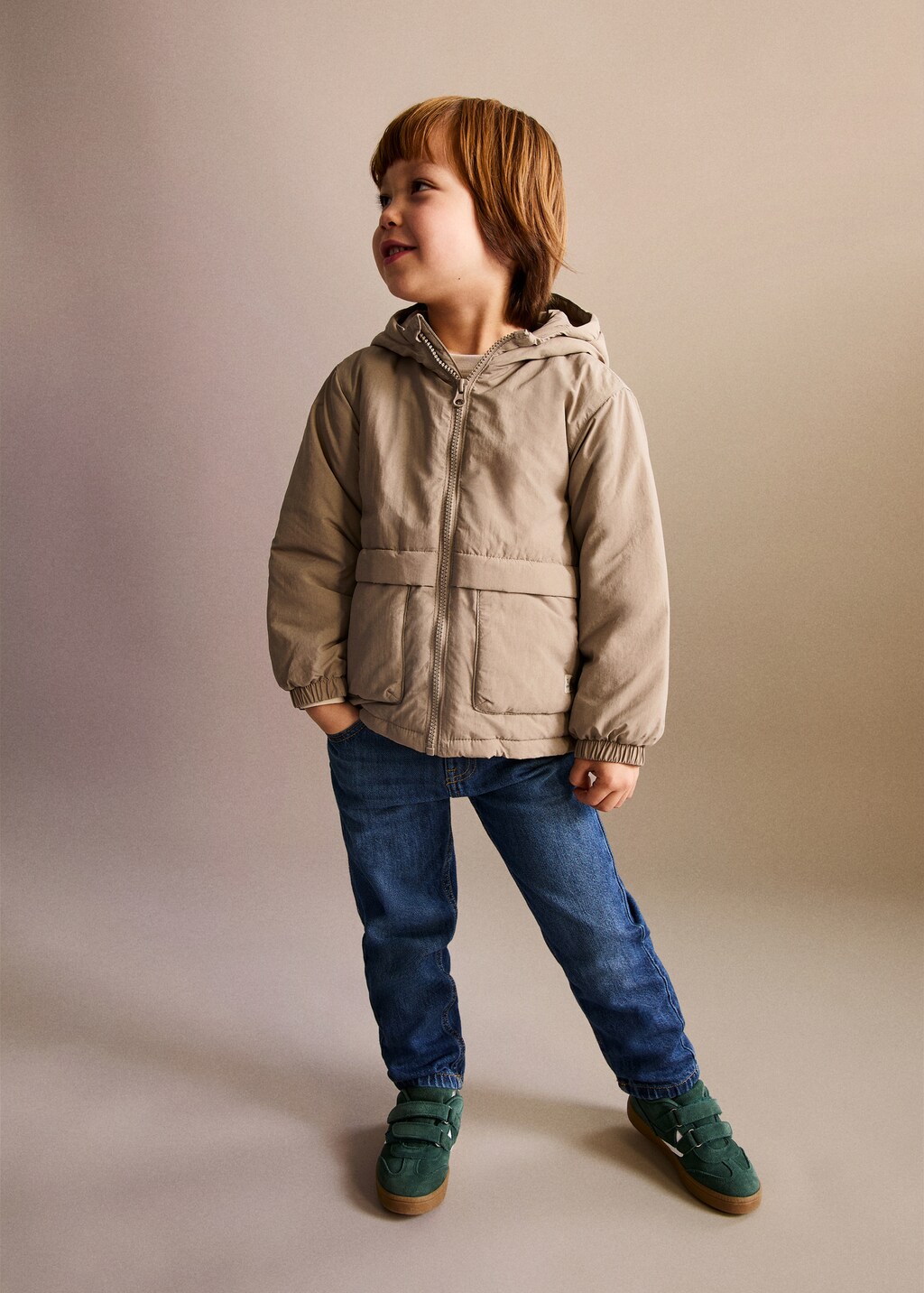 Hood puffer coat - Kids | MANGO USA