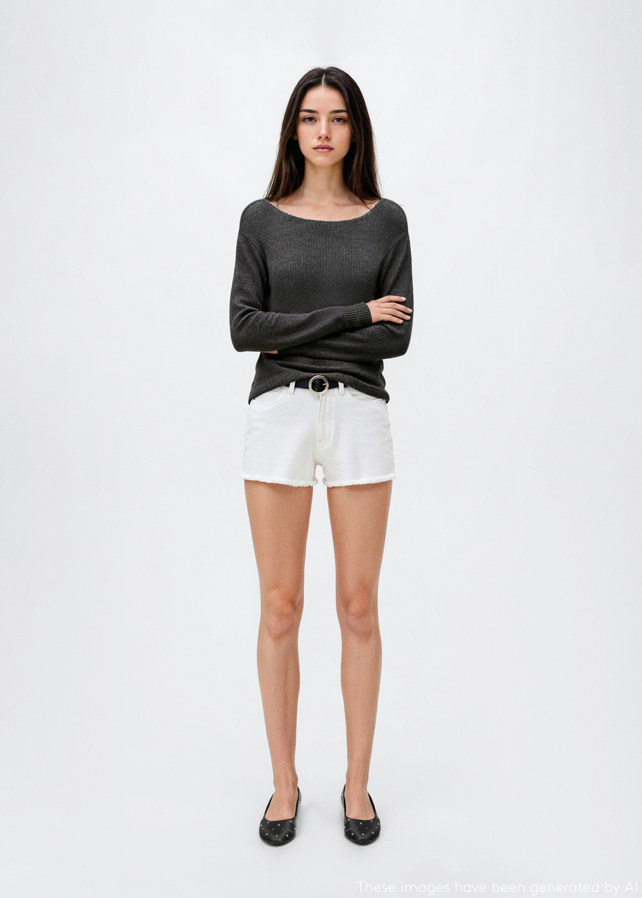 Openwork knit sweater - General plane