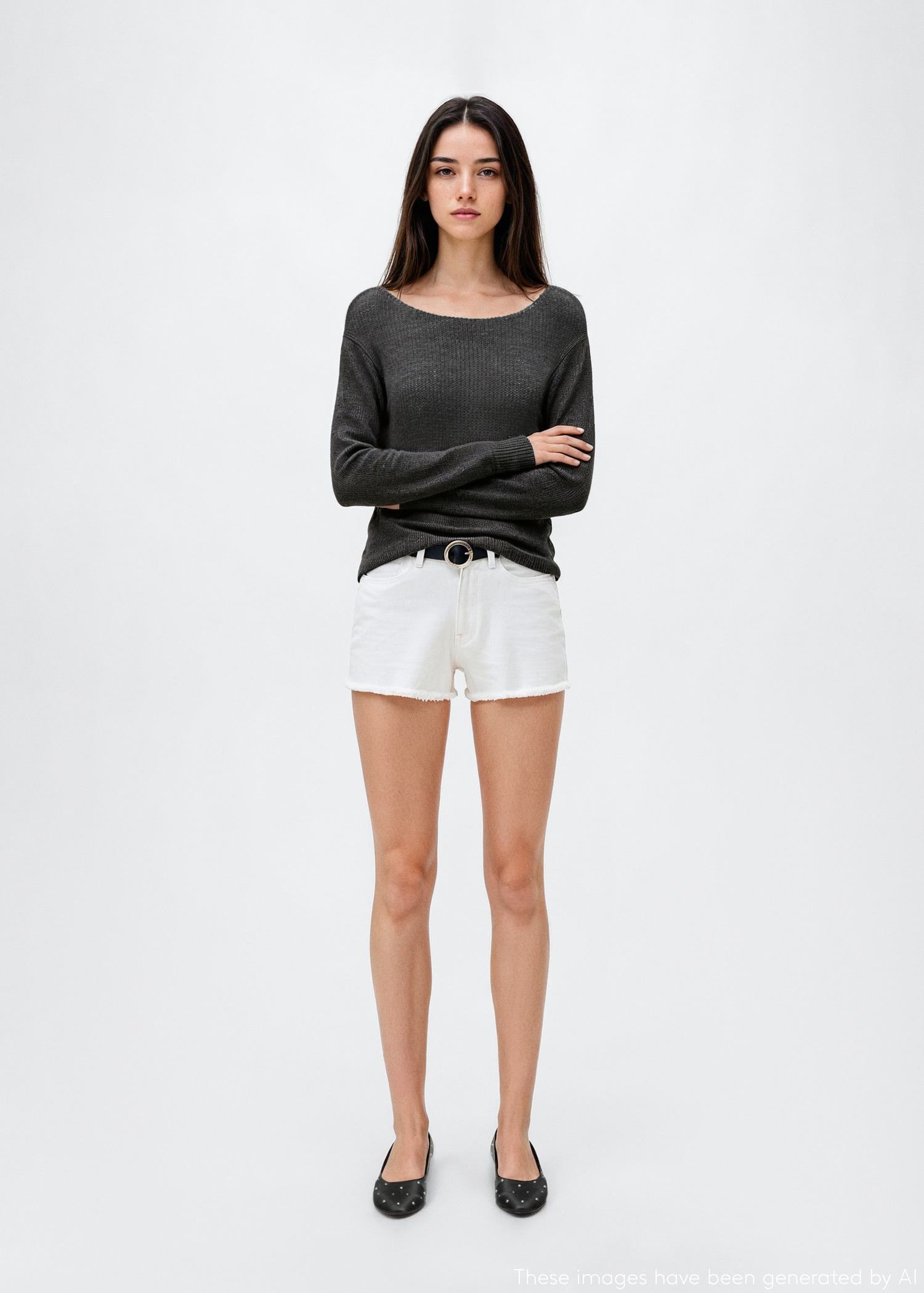 Openwork knit sweater - General plane