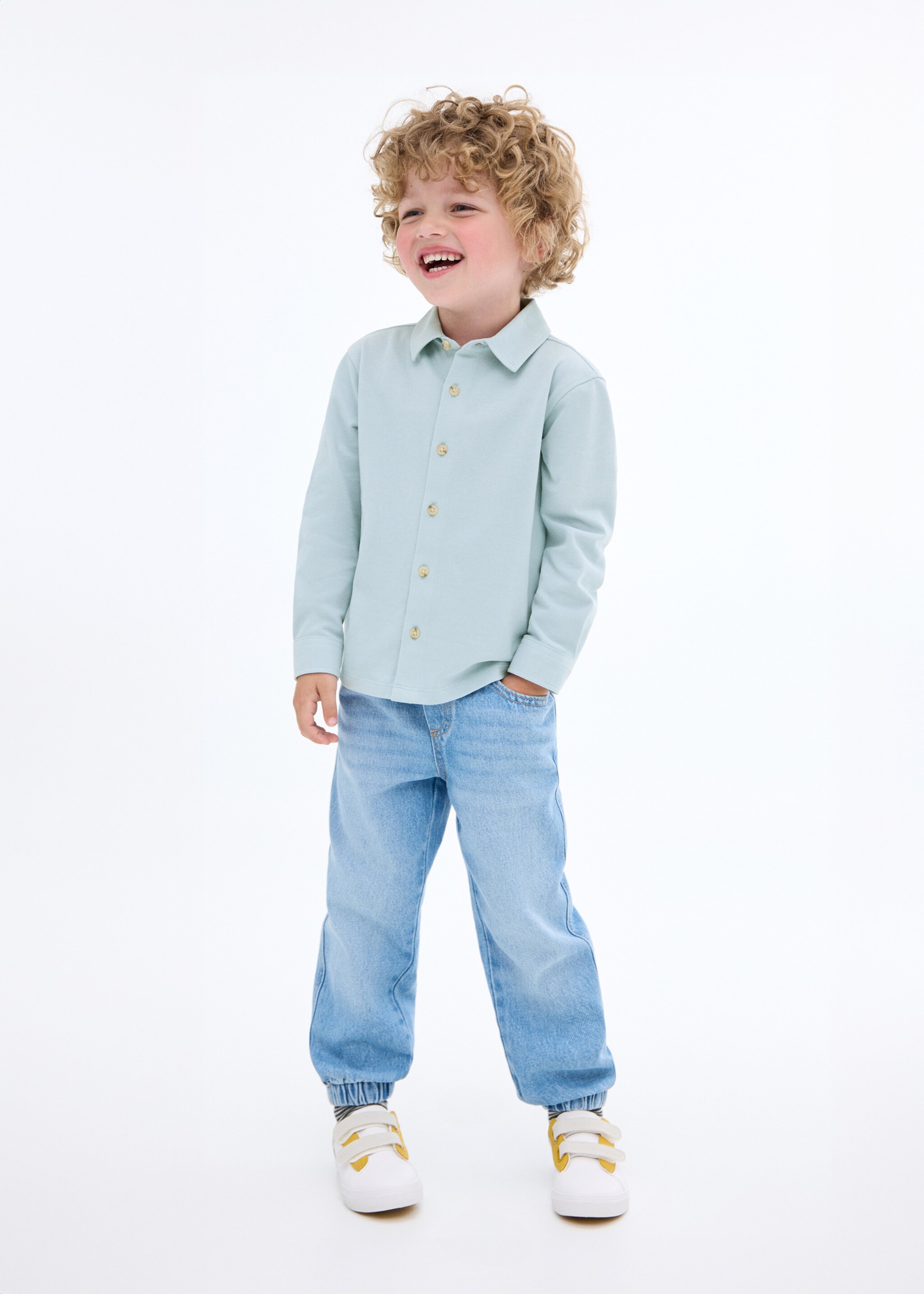 Camisa punto algodón - Plano general