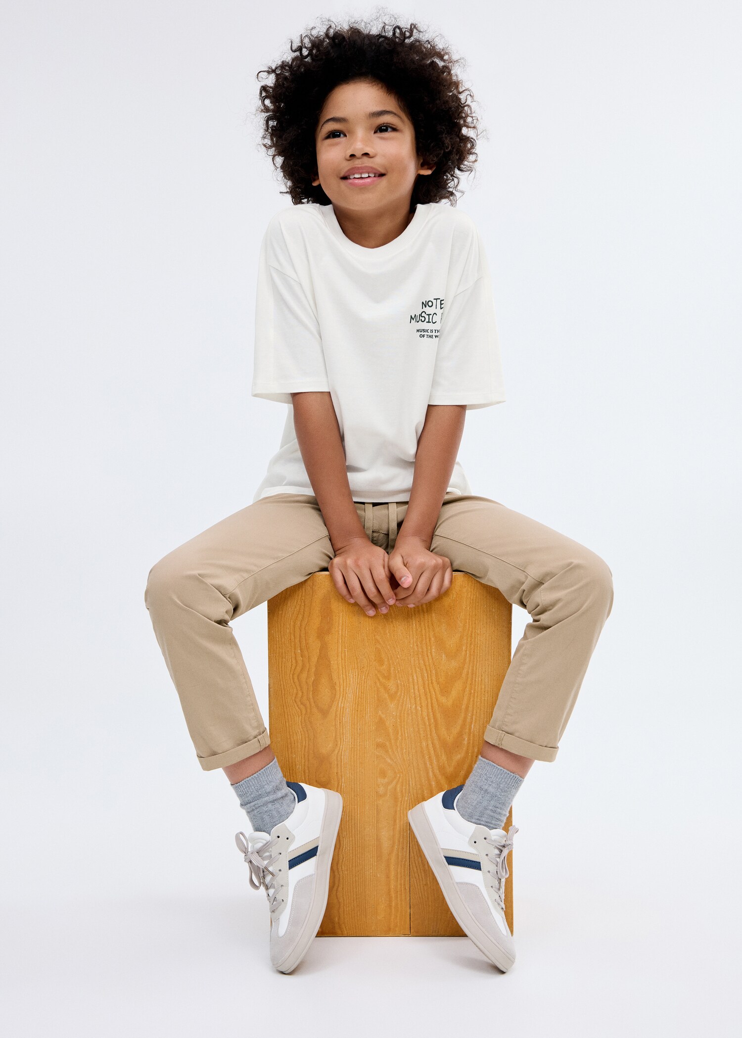 Pantalon taille élastique - Plan général