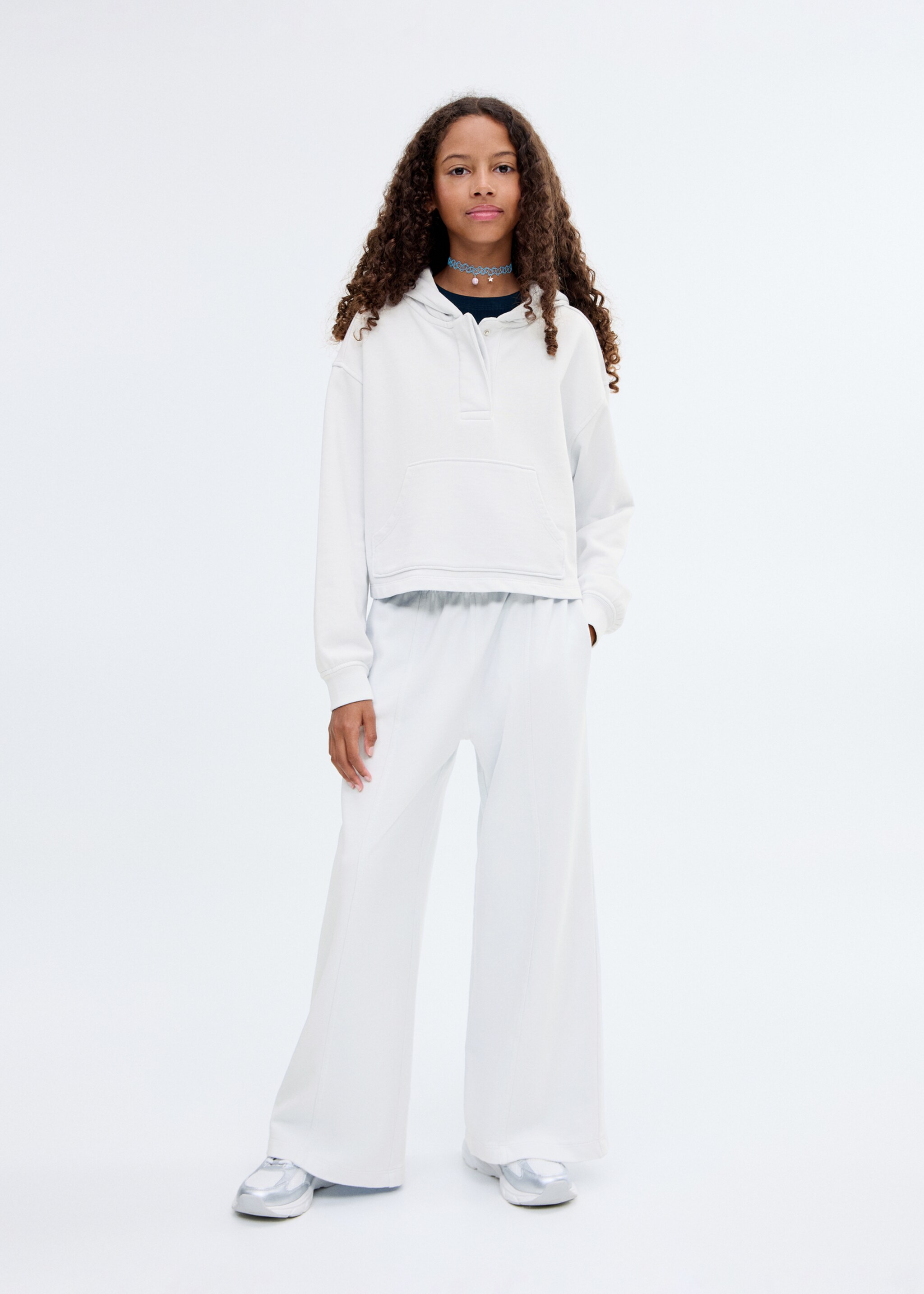 Oversized hoodie - General plane, Sky Blue. Ref: 17064422-00.