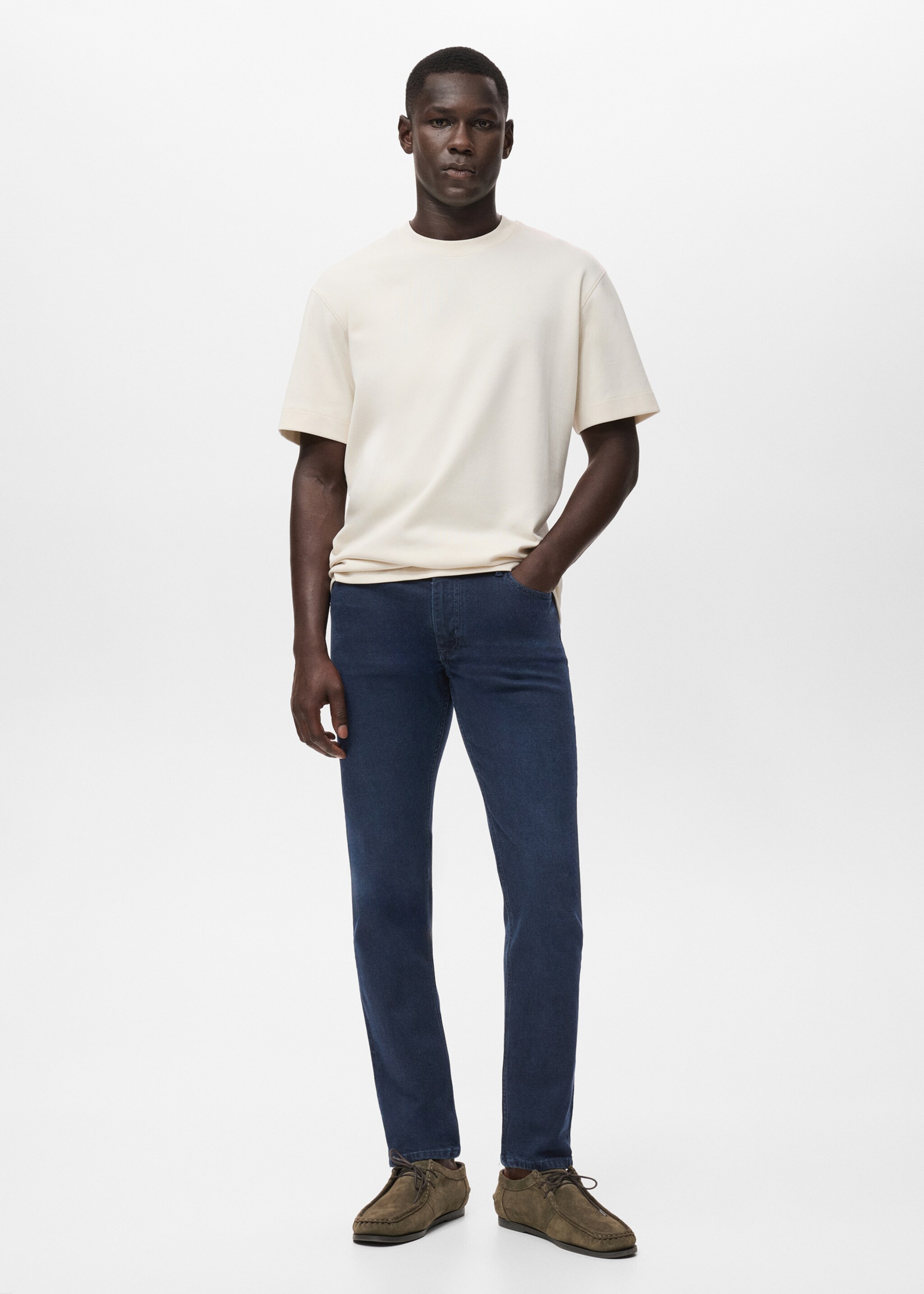 Slim fit blue black Jan jeans - General plane, Deep Dark Blue. Ref: 17064438-00.