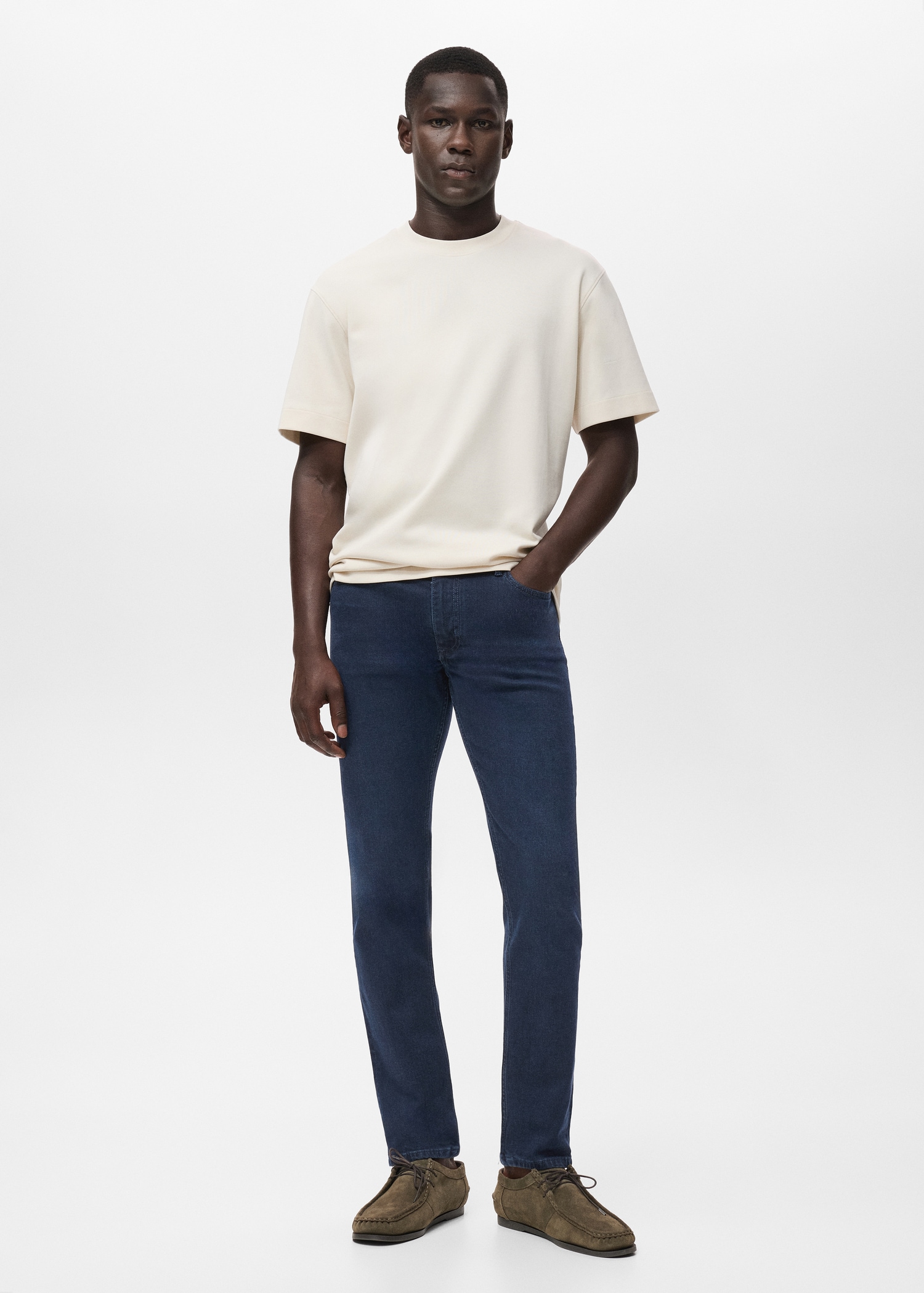 Slim fit blue black Jan jeans - General plane