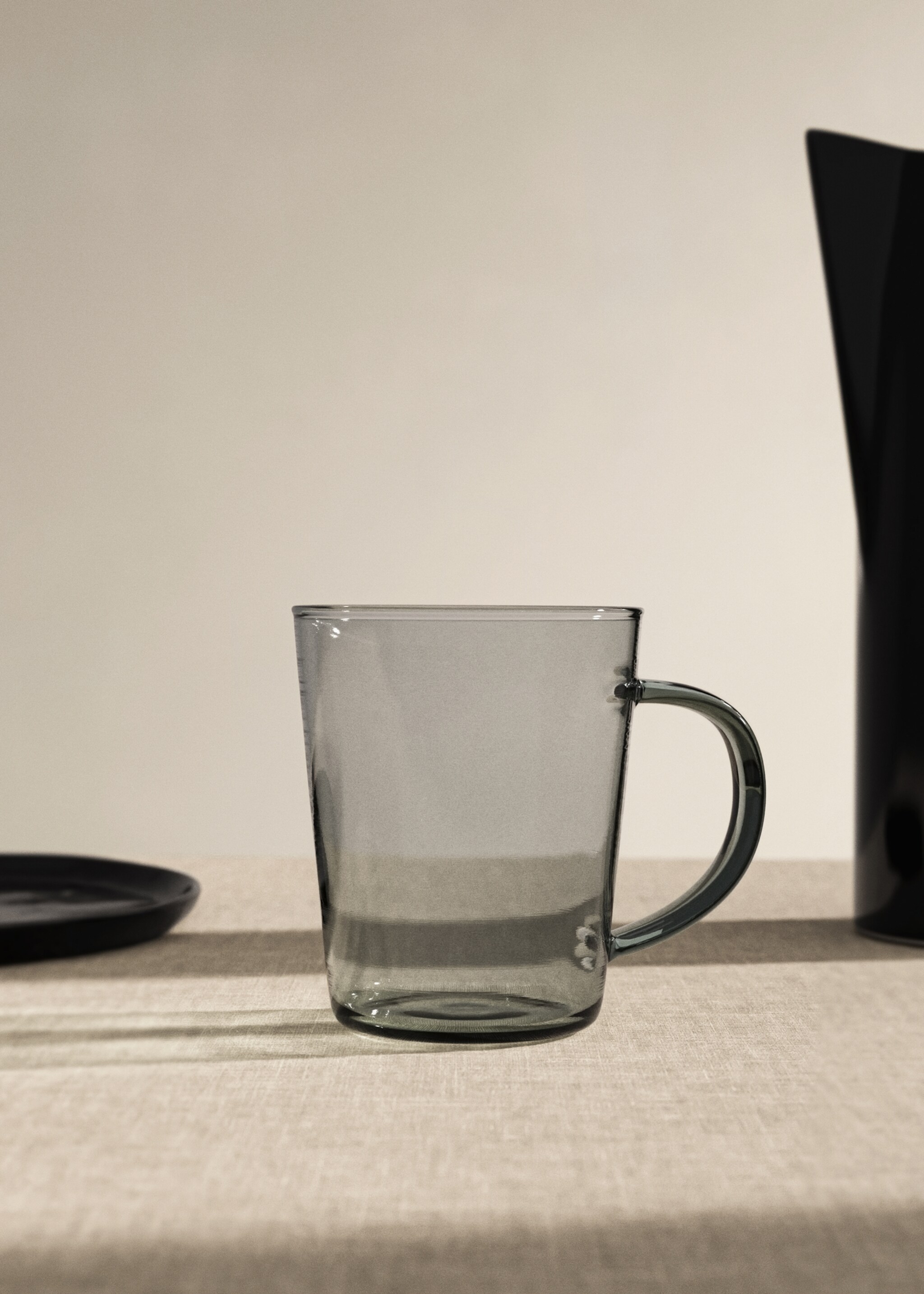 Taza café borosilicato fumé - Pla general, Gris antracita. Ref: 17064439-00.