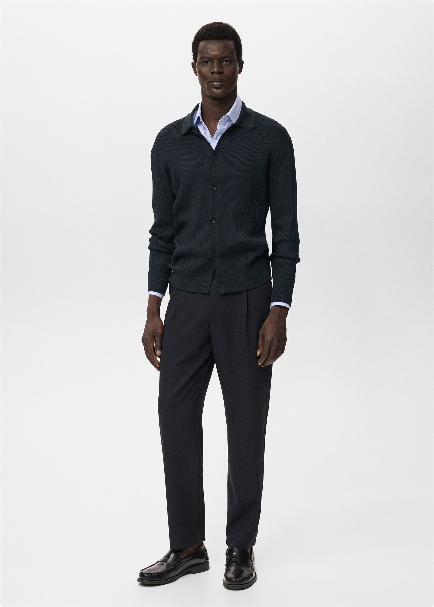 Chemise maille structurée - Plan général