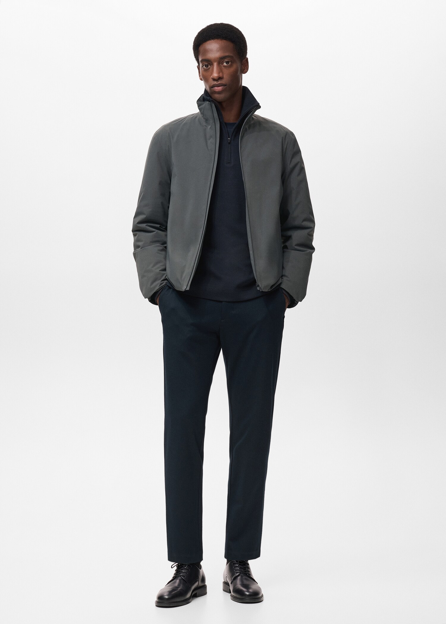 Pantalon slim-fit comfort stretch cordon - Plan général