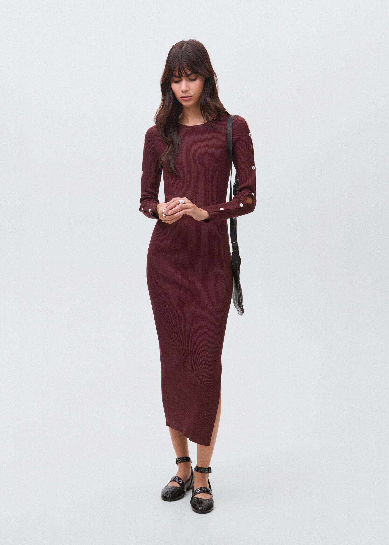 Robe longue boutonnée - Plan général