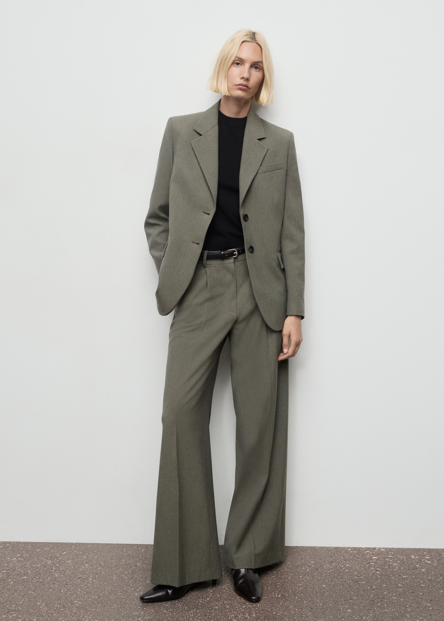 Blazer costume poches - Plan général