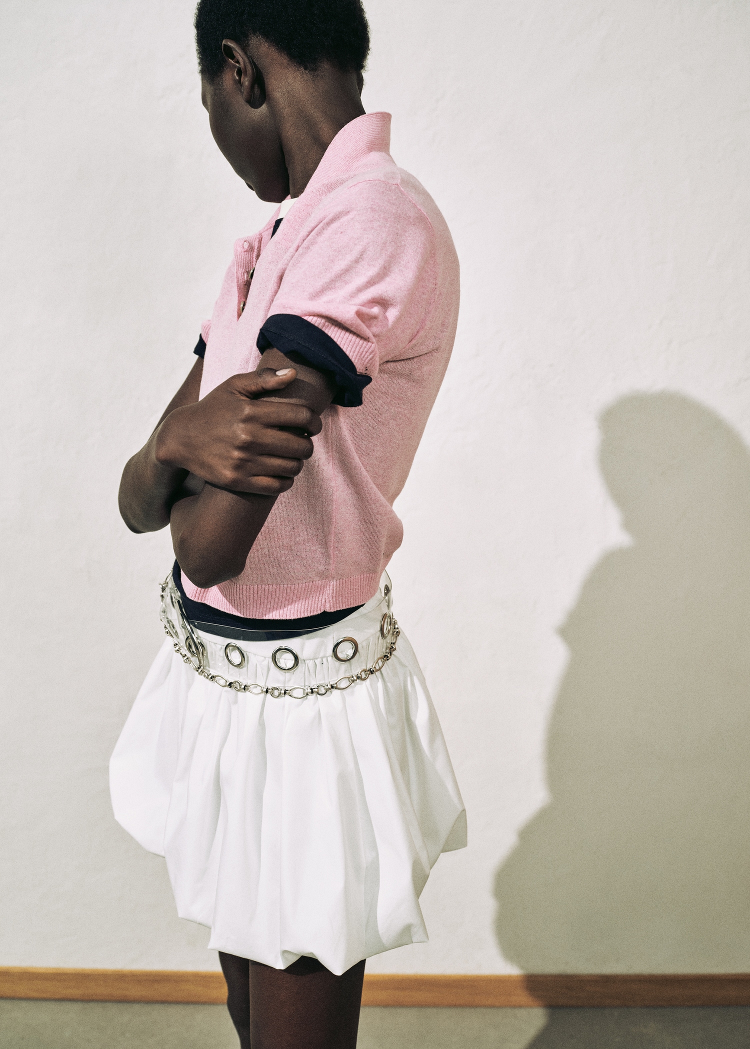 Die-cut vinyl belt Women MANGO South Africa - Main Image