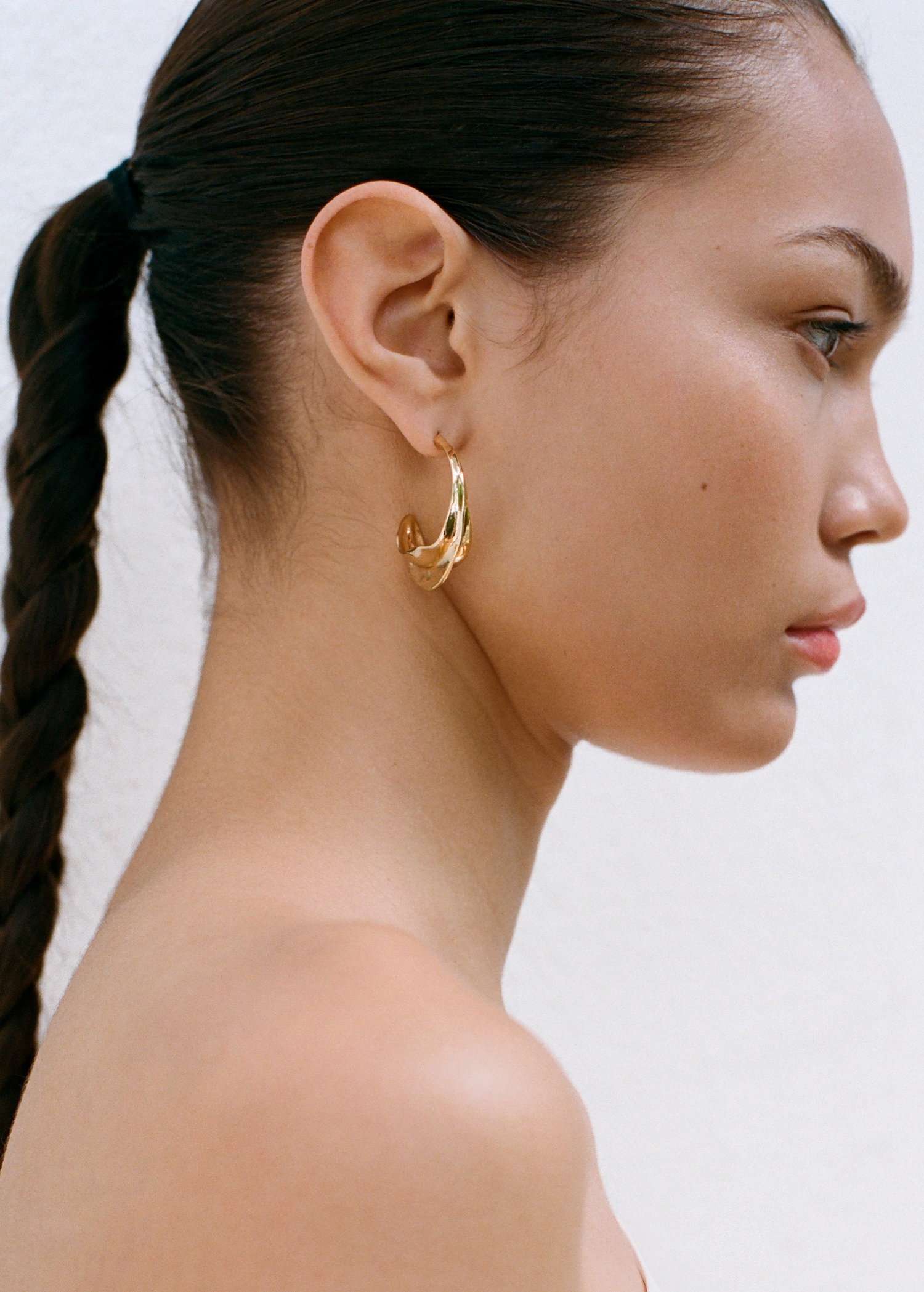 Pendientes aros relieve - Plano general