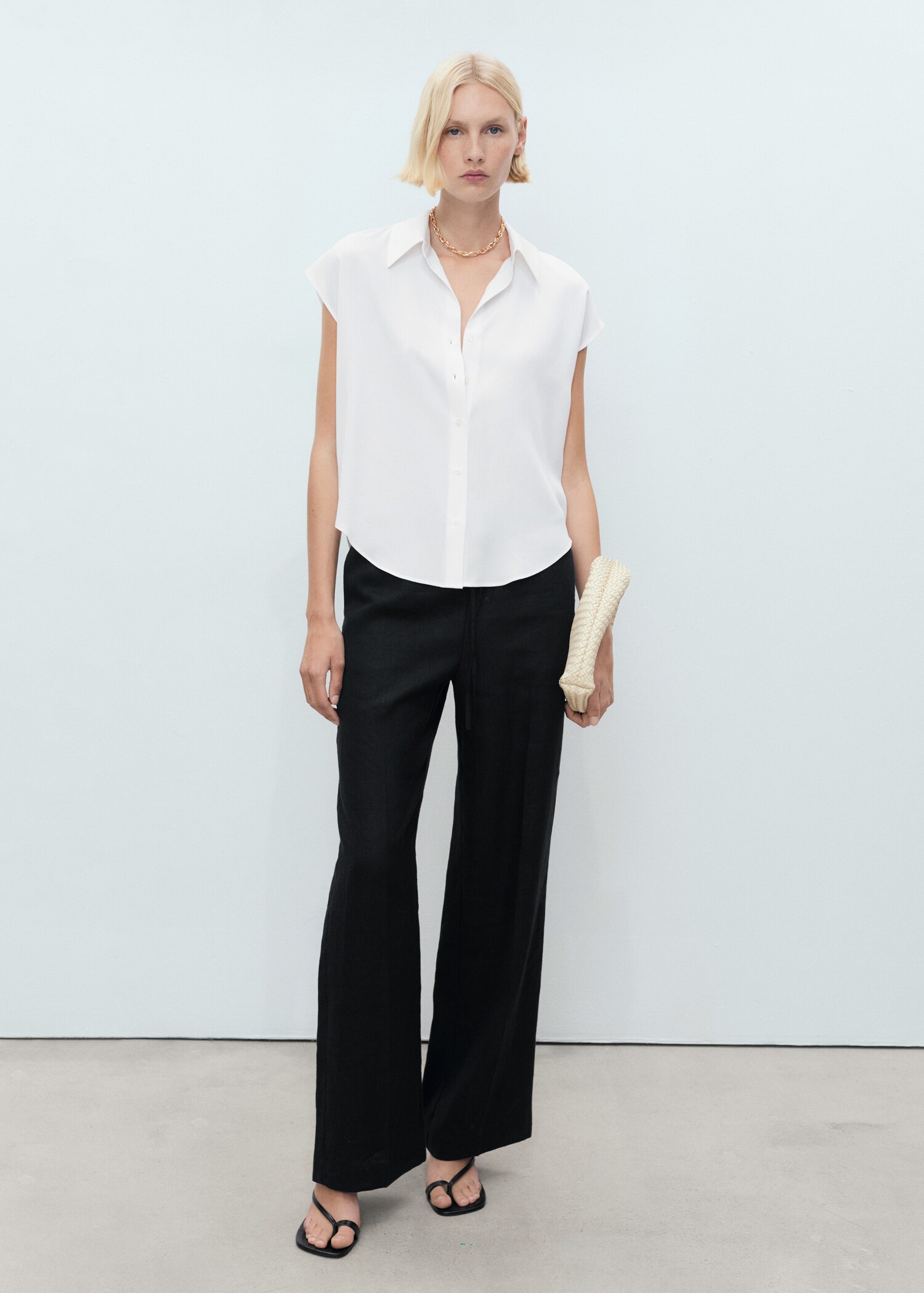 Lyocell sleeveless shirt - General plane