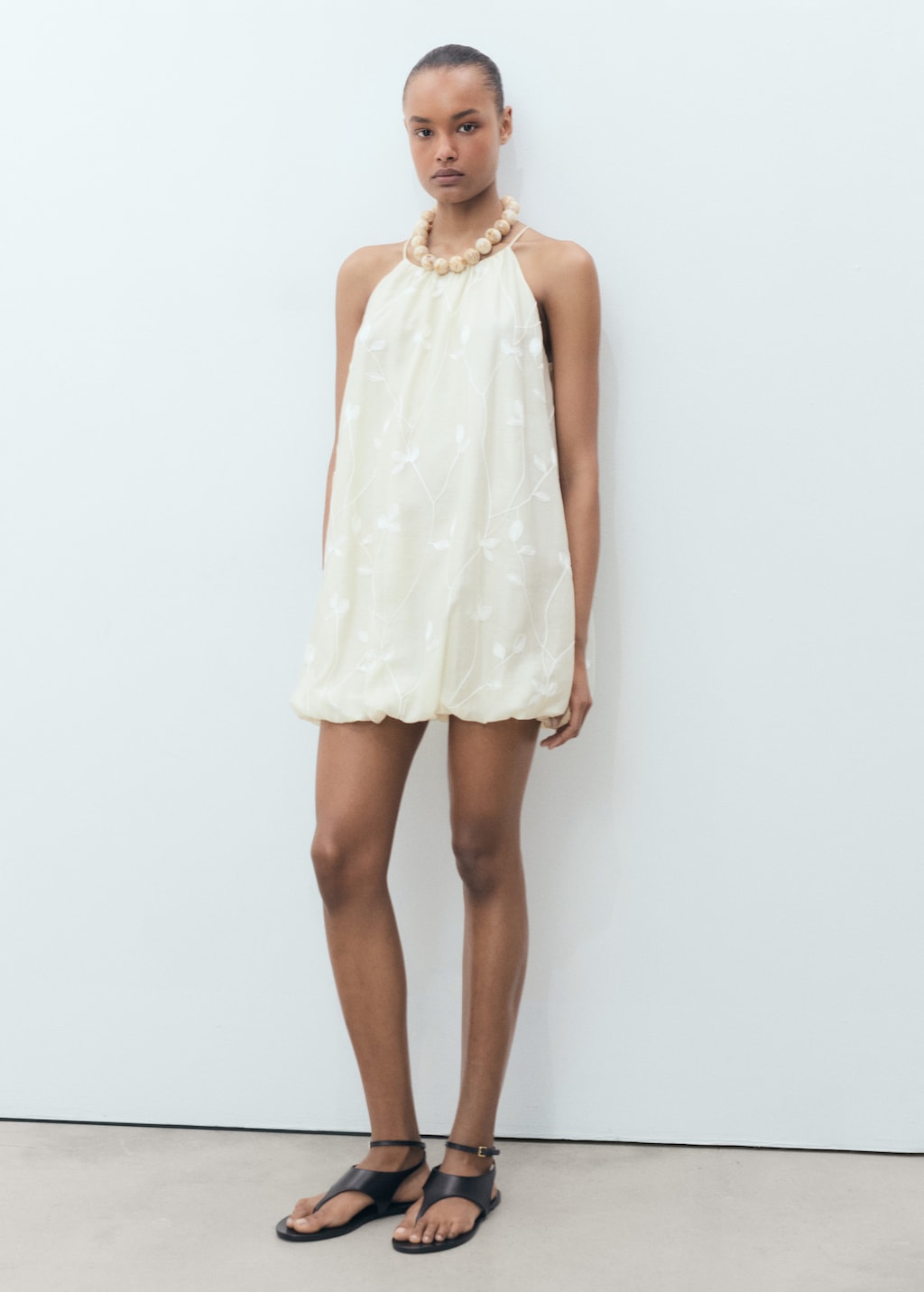 Balloon halter dress - image 2