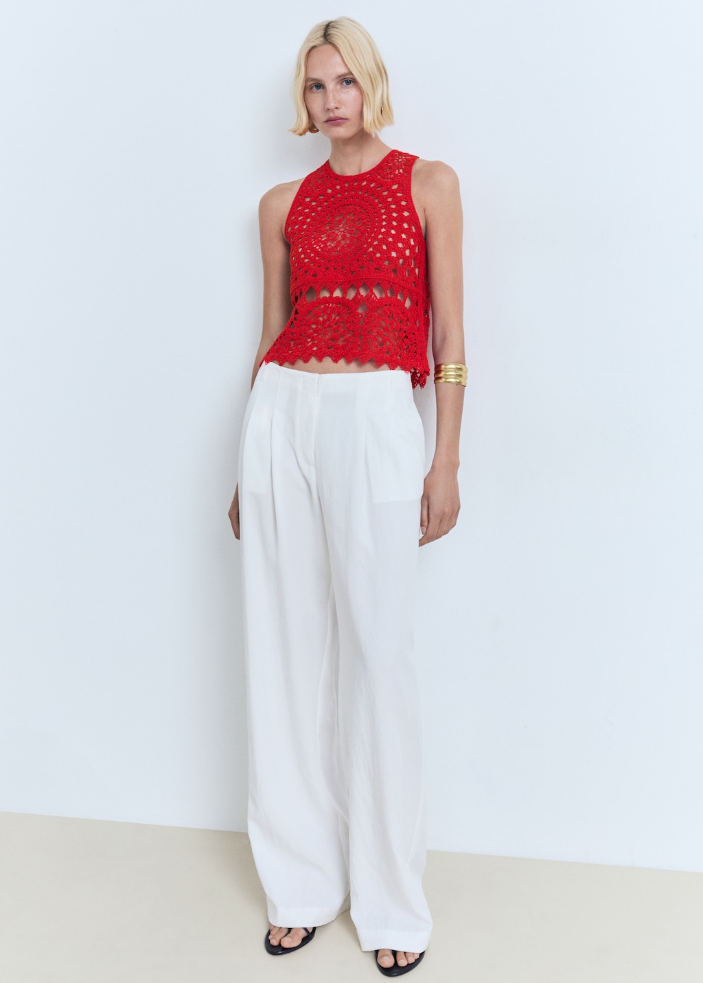Crochet knitted top - image 2