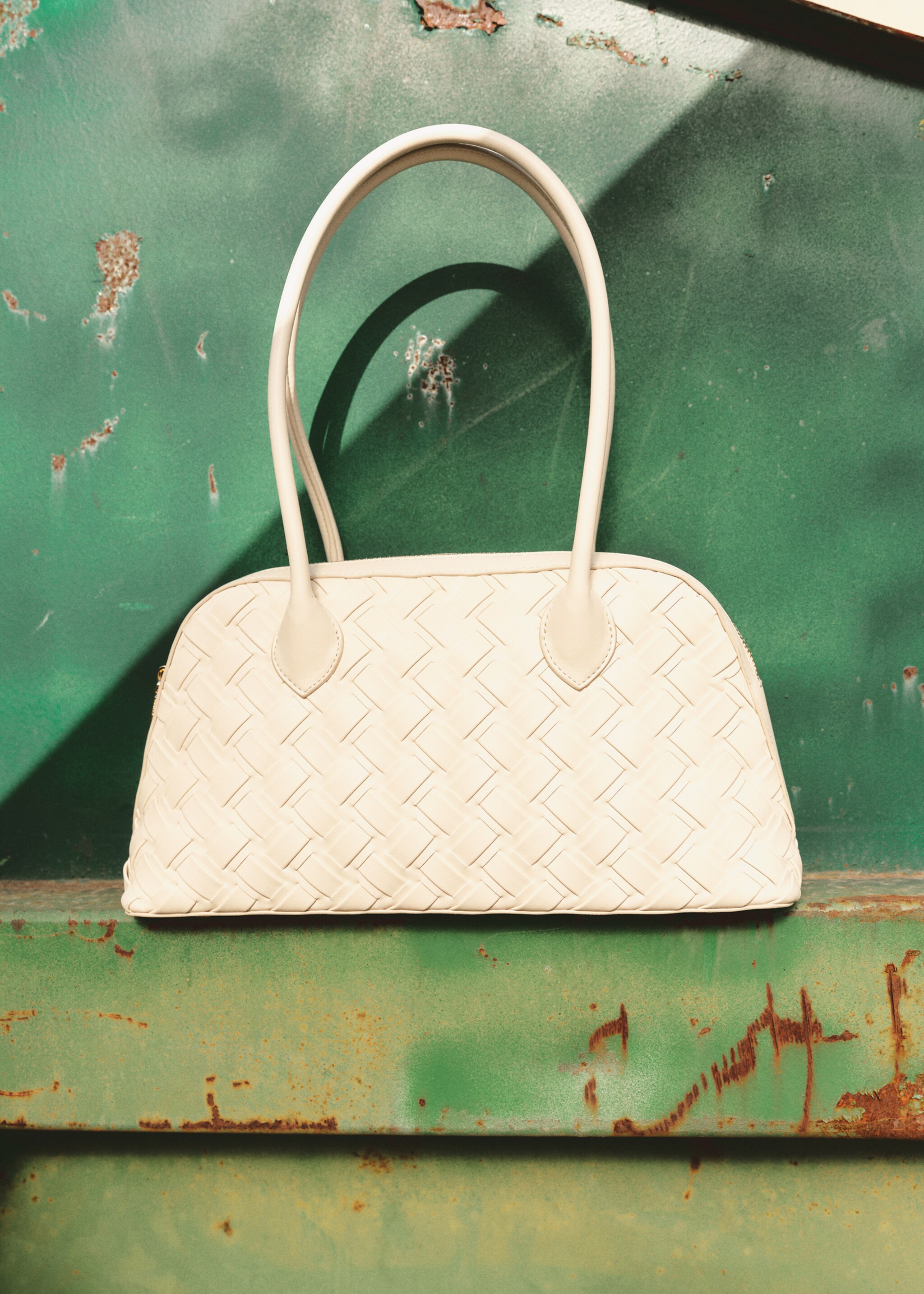 Braided bowling bag - General plane, Off White. Ref: 17071206-00.