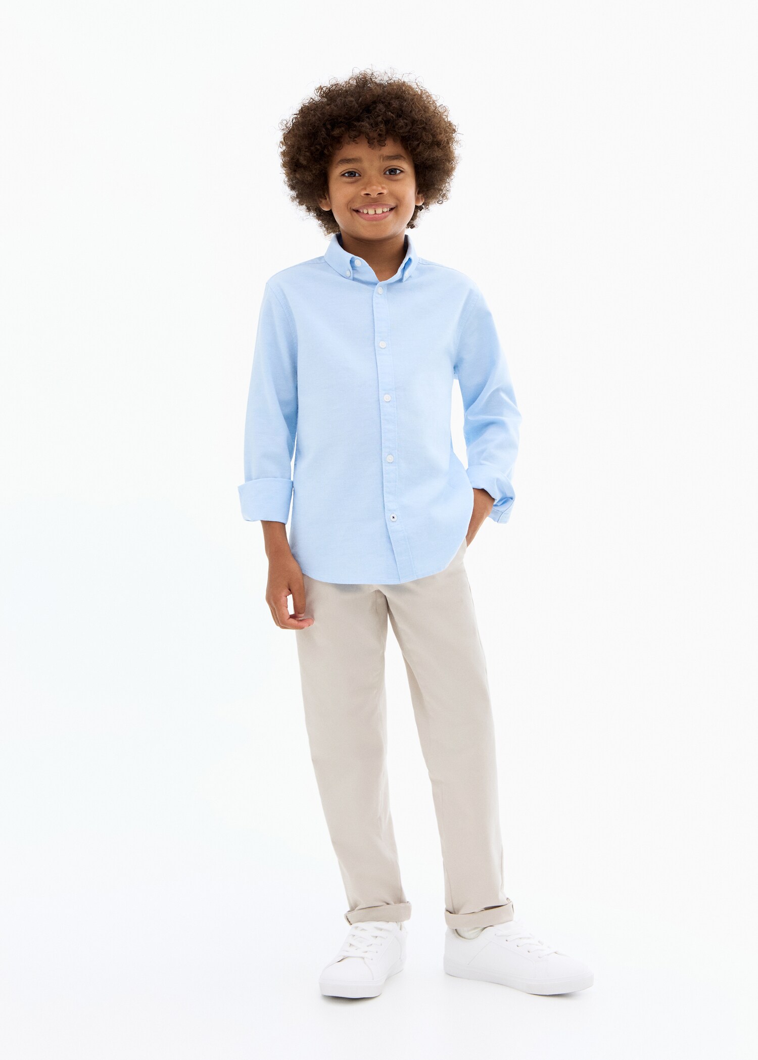 Plain chino trousers - General plane