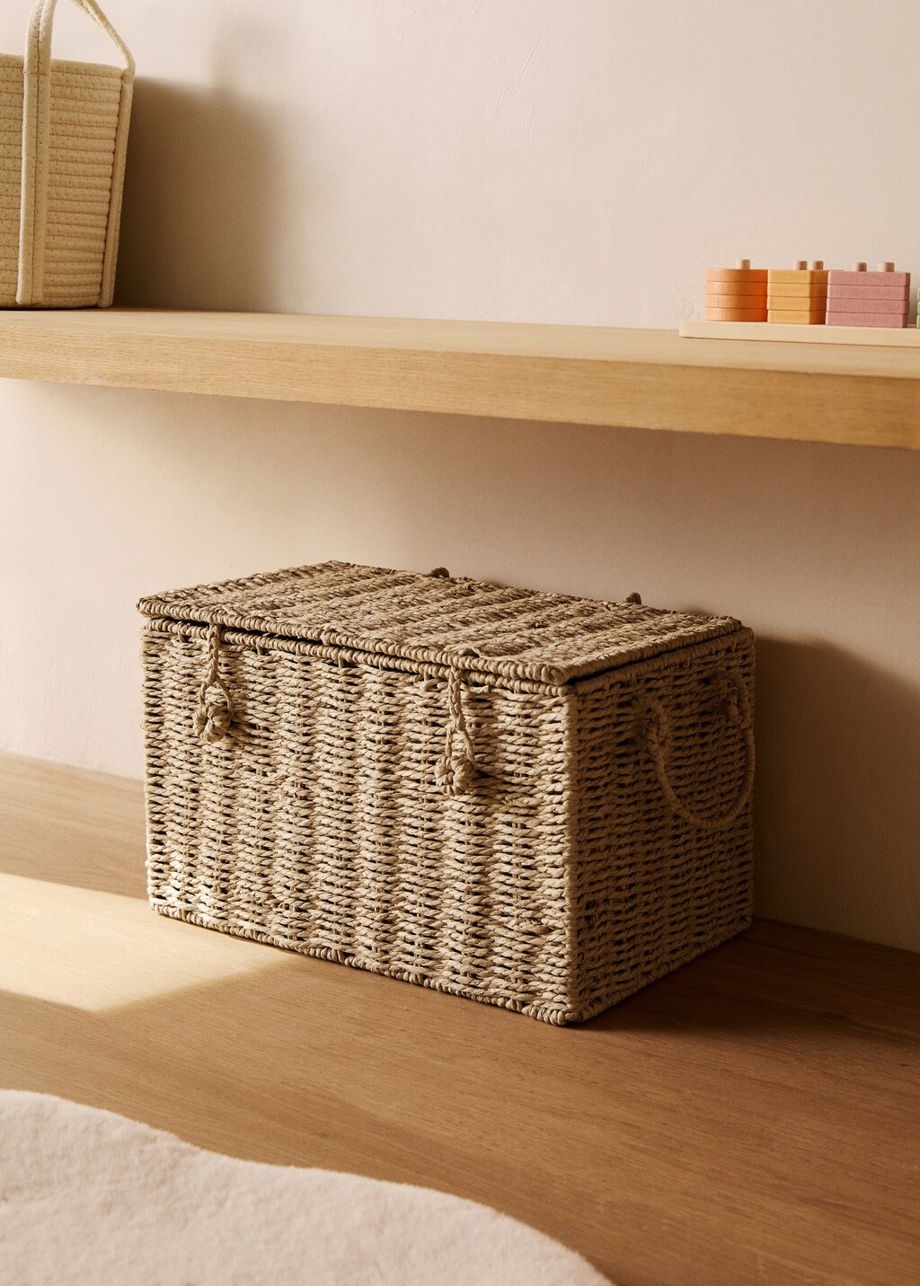 Children's paper trunk basket
