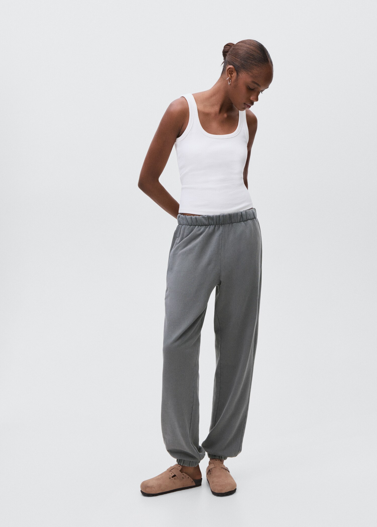Joggers algodón cintura elástica - Plano general