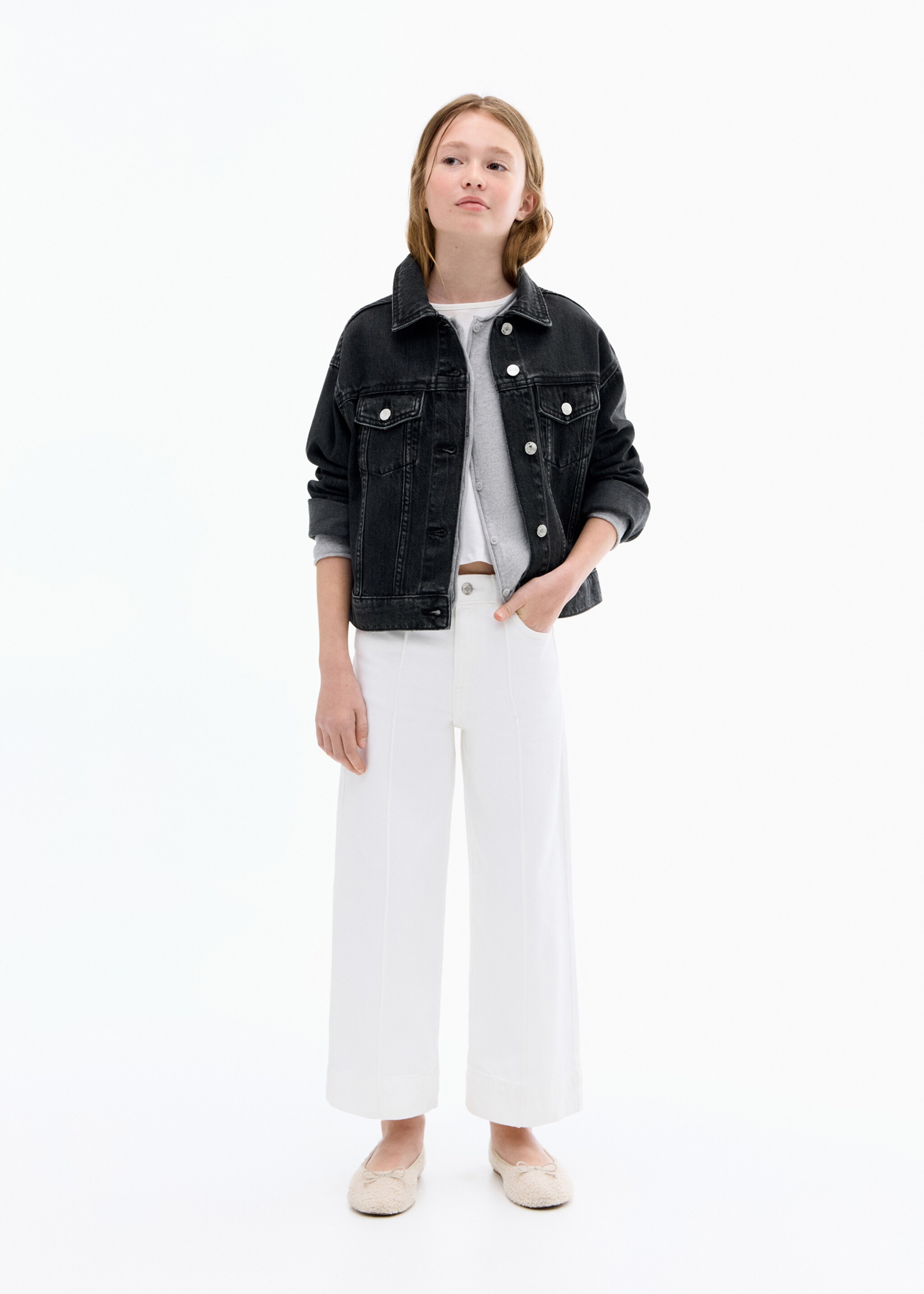 Blouson en jean essentiel - Plan général