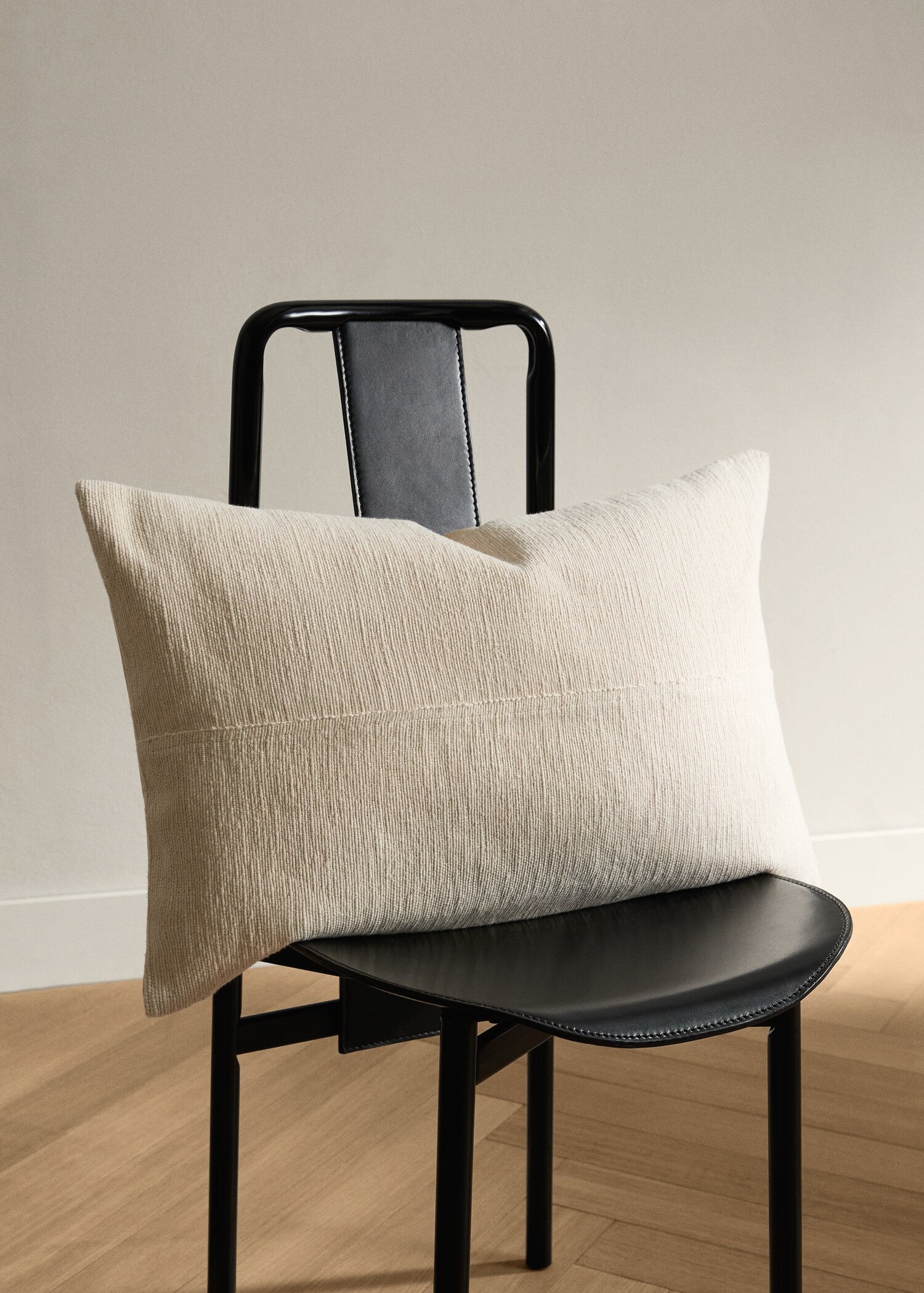 Textured cotton cushion cover 40x60 cm - General plane