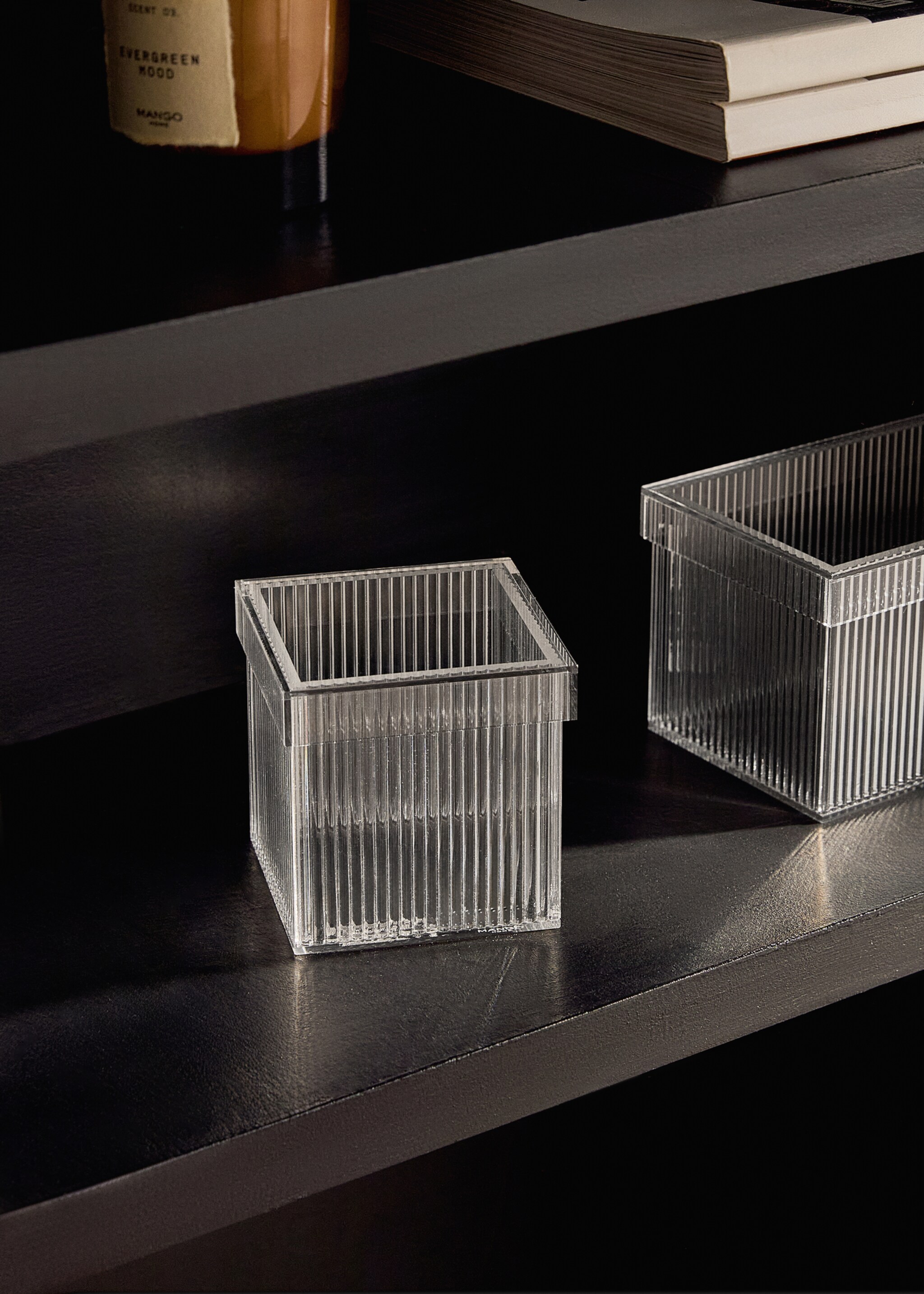 Small transparent box - General plane, Black. Ref: 17073311-00.