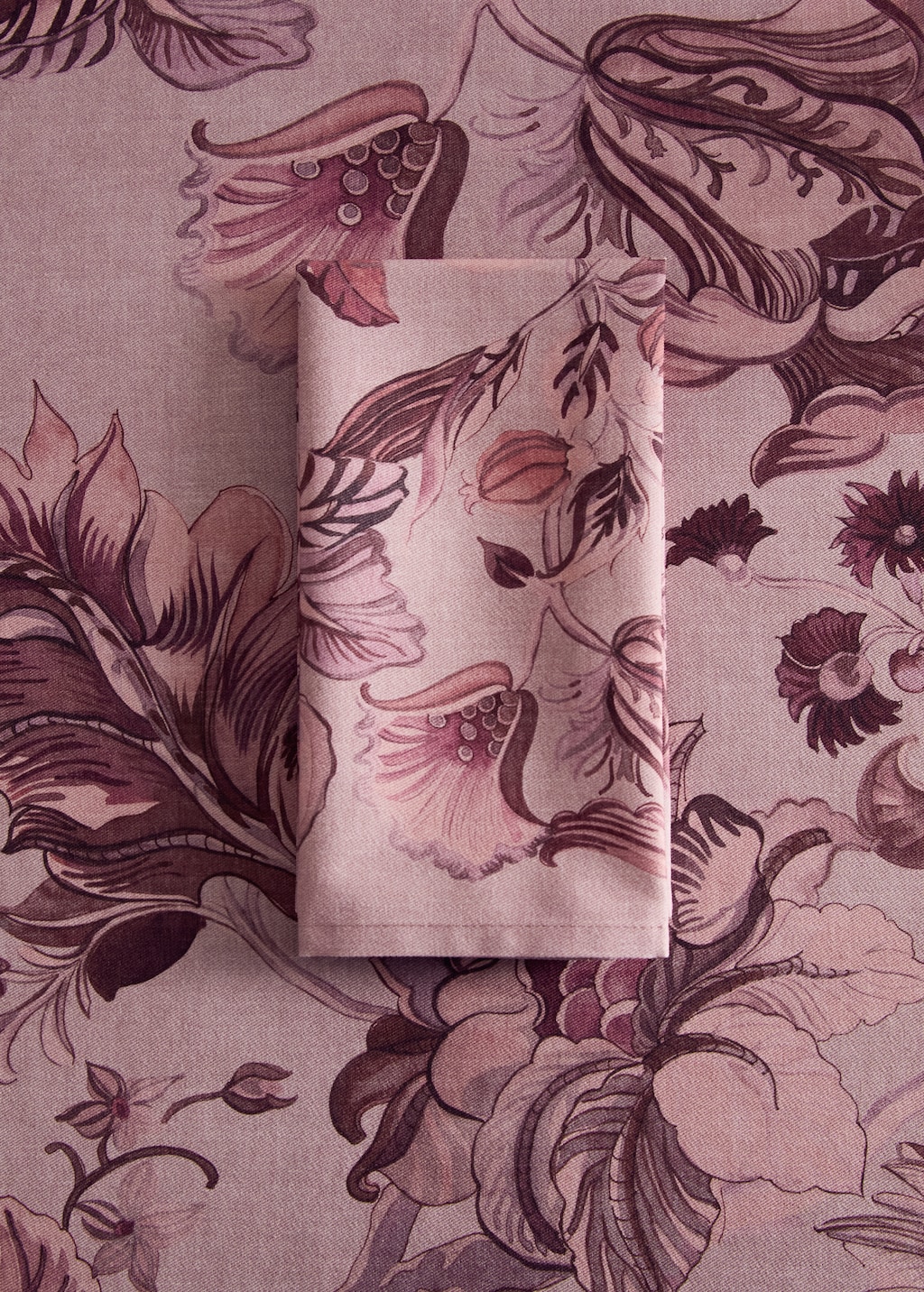 Printed cotton napkins