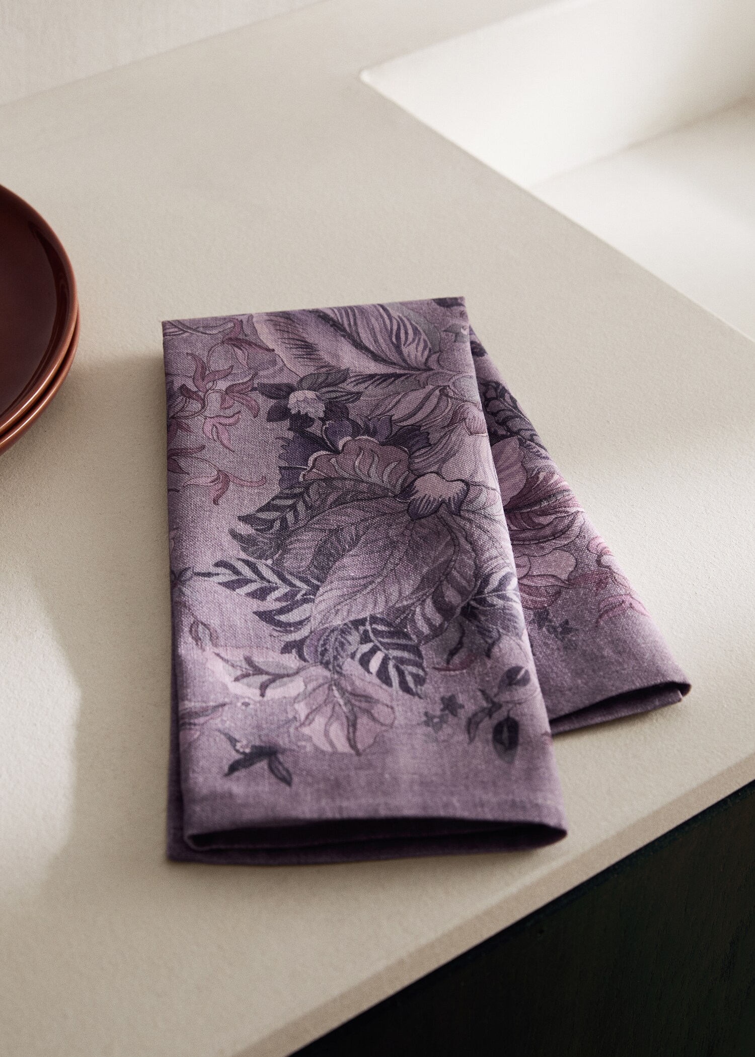 Cotton-linen printed kitchen cloth - General plane