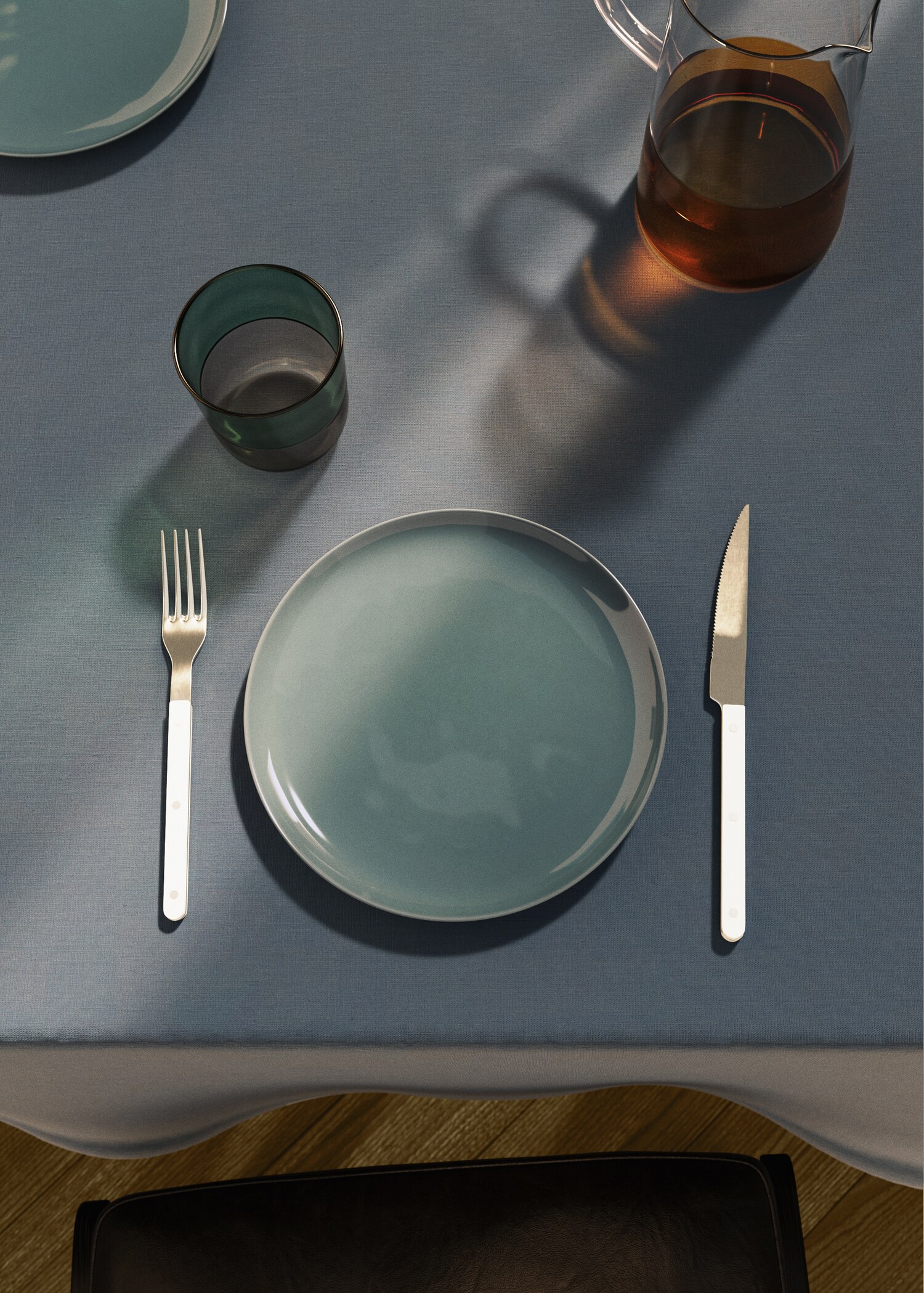 Stoneware dessert plate - General plane