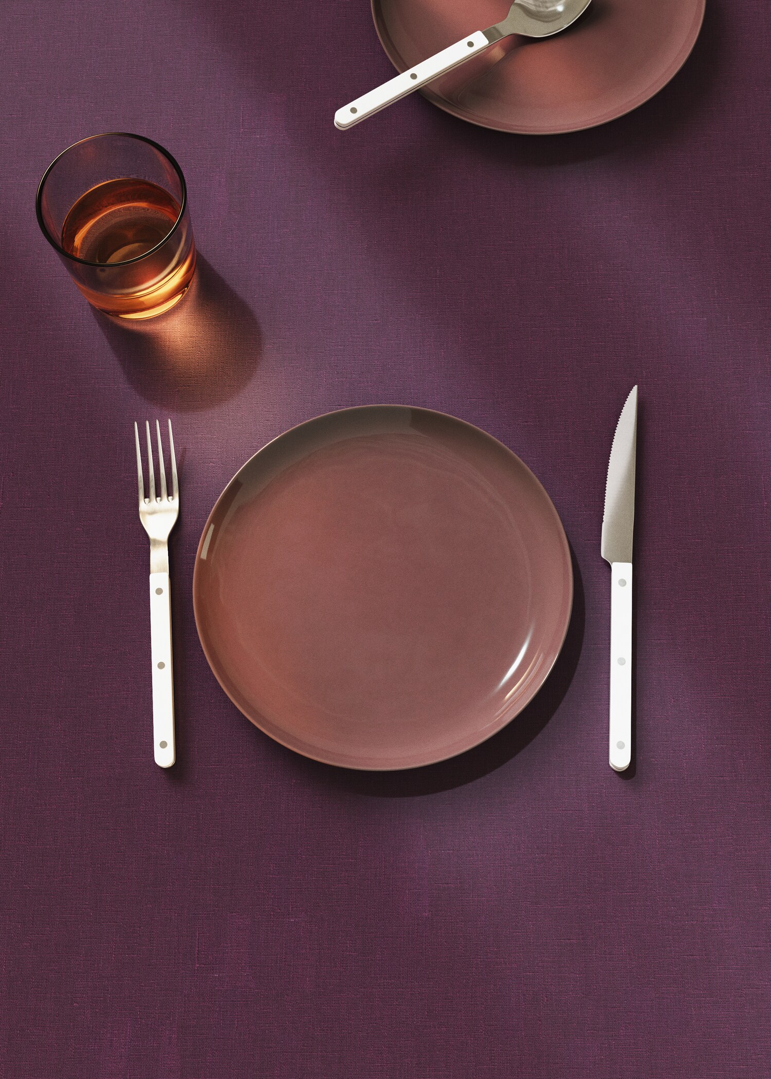 Stoneware dessert plate - General plane