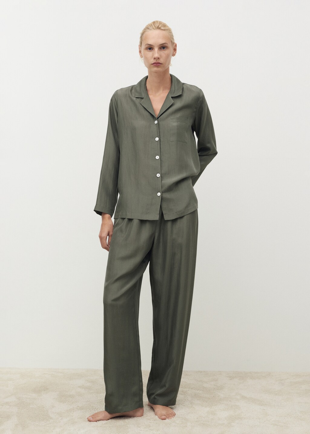 Long silk pants - image 2