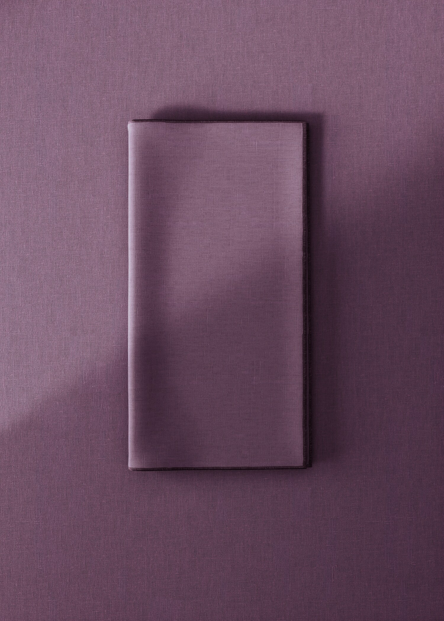 Linen overlock contrast napkins - General plane