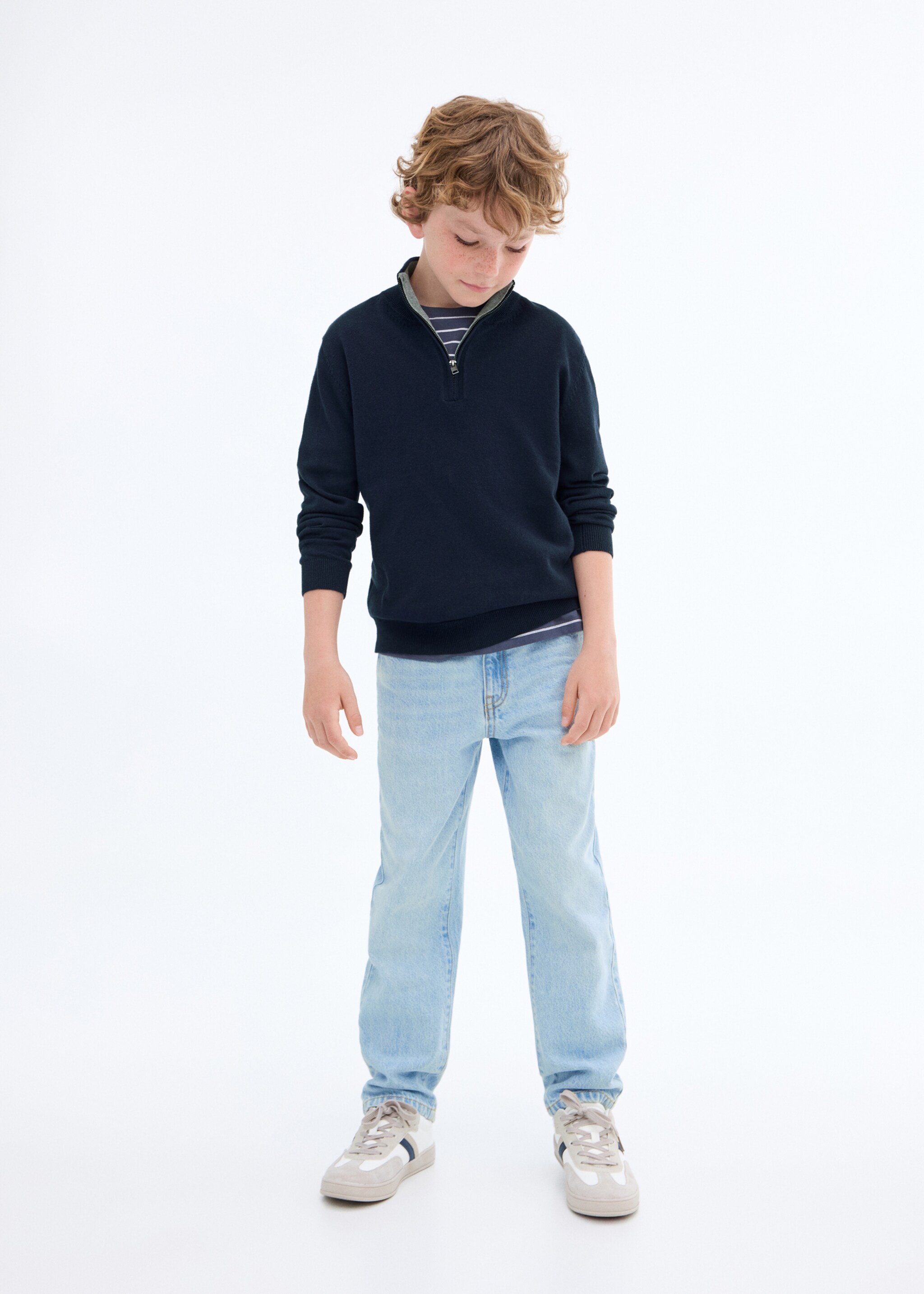 Pull-over col fermeture Éclair - Plan général