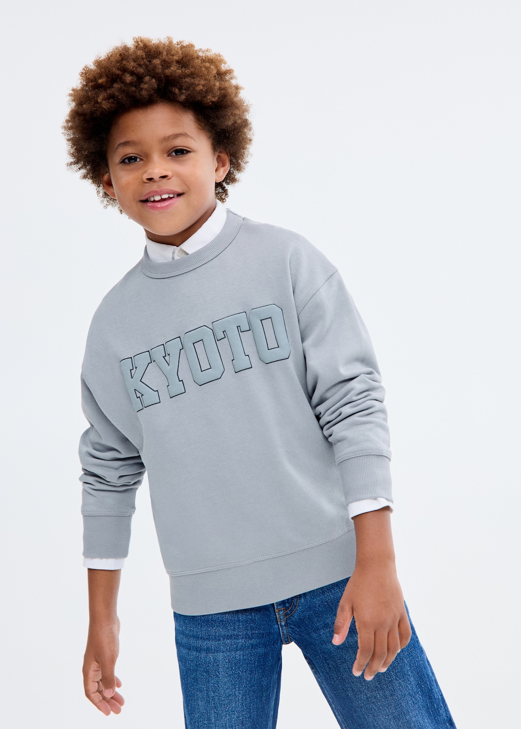 Oversized cotton sweatshirt