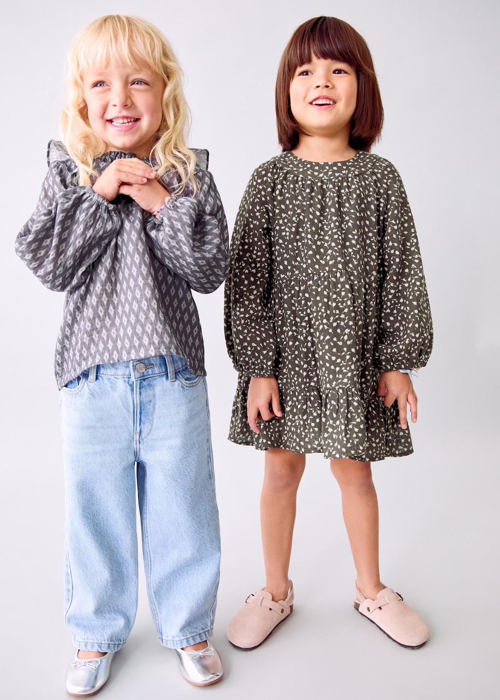 Ruffled floral dress