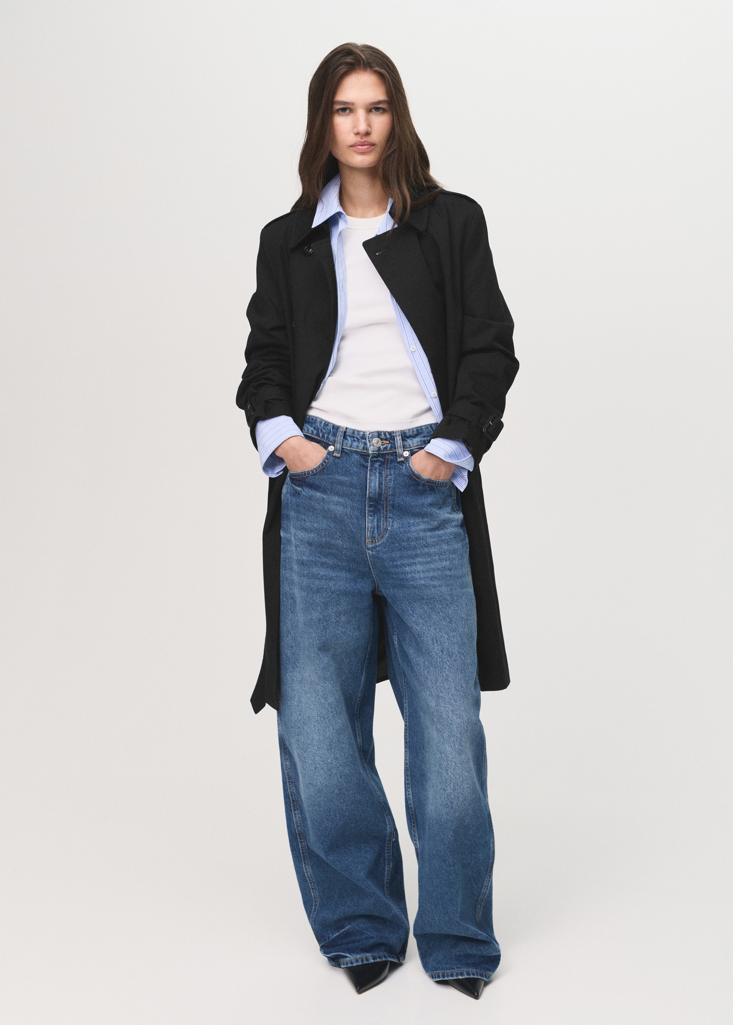 Classic trench coat with belt - Women | MANGO Hong Kong SAR of China