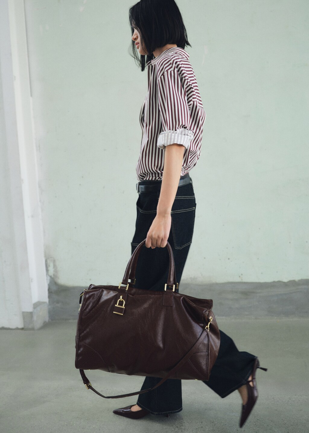 Chaussures vernies talon kitten heel - Femme | MANGO France métropolitaine