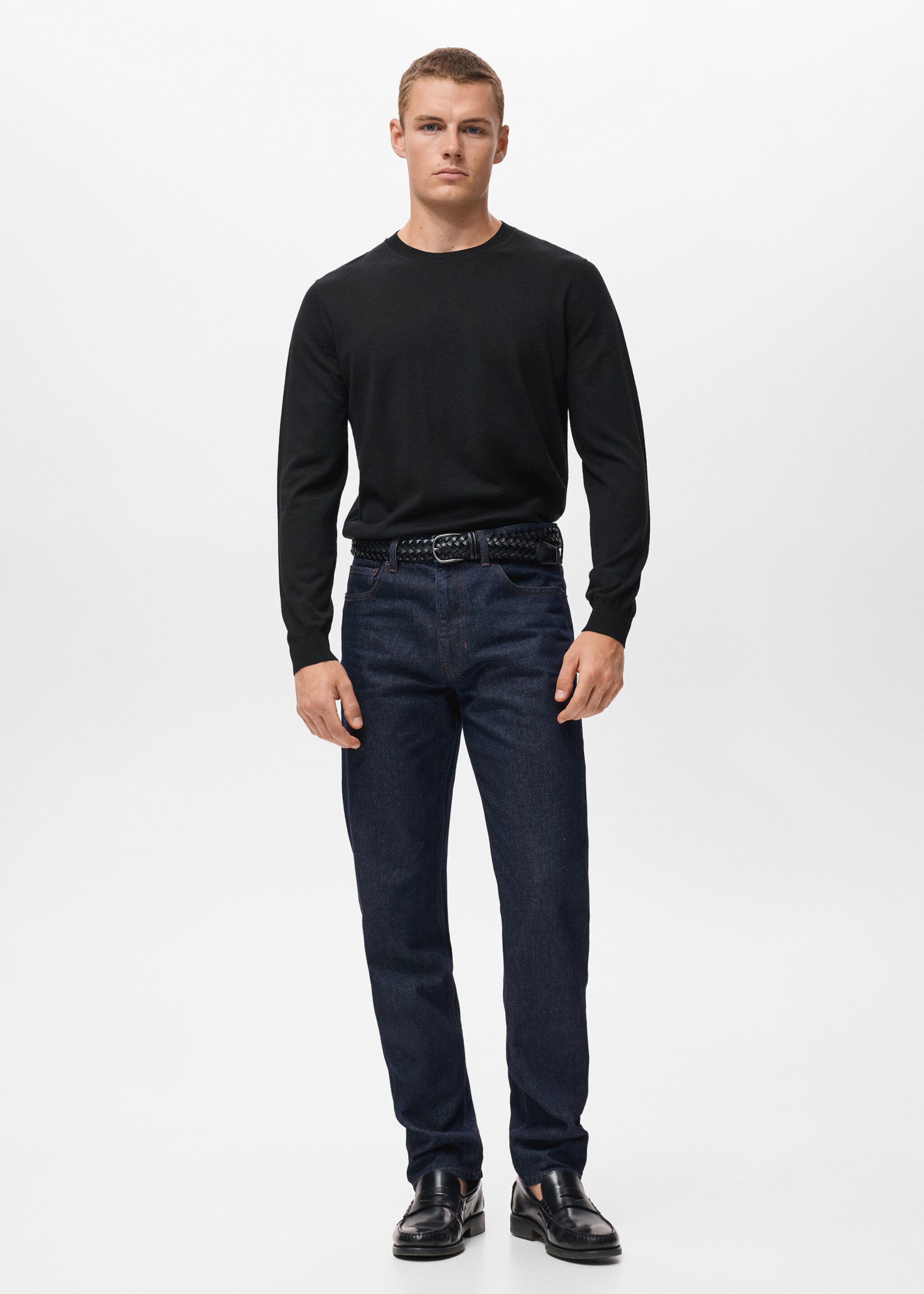 Pullover 100% lana collo stondato - Piano generale