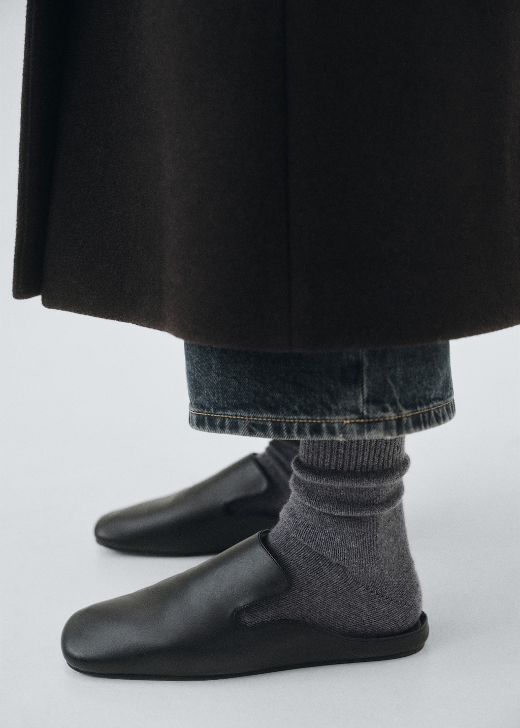 Wool and cashmere blend socks