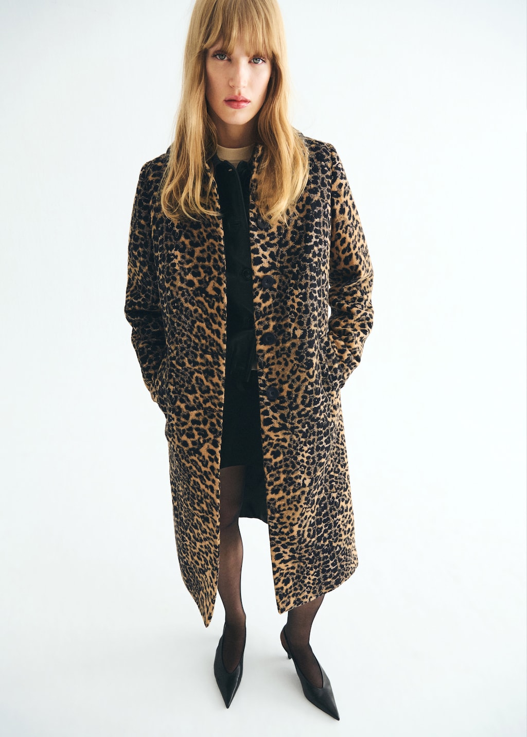 Reversible leopard-print jacket - Women | MANGO Japan