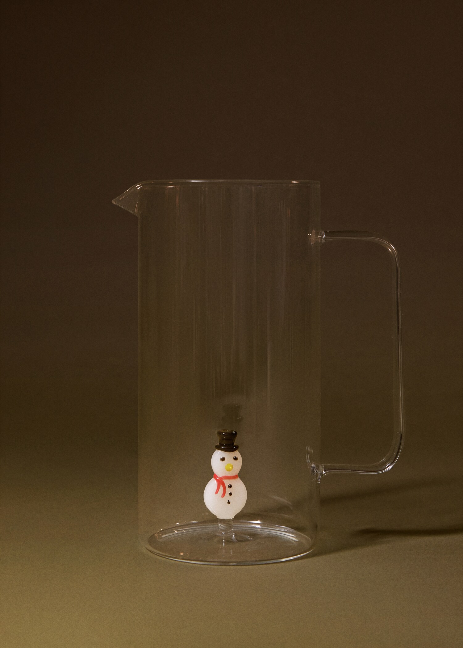 Gerro vidre snowman - Pla general