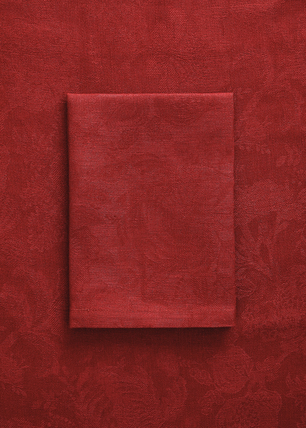 Jacquard linen floral napkin