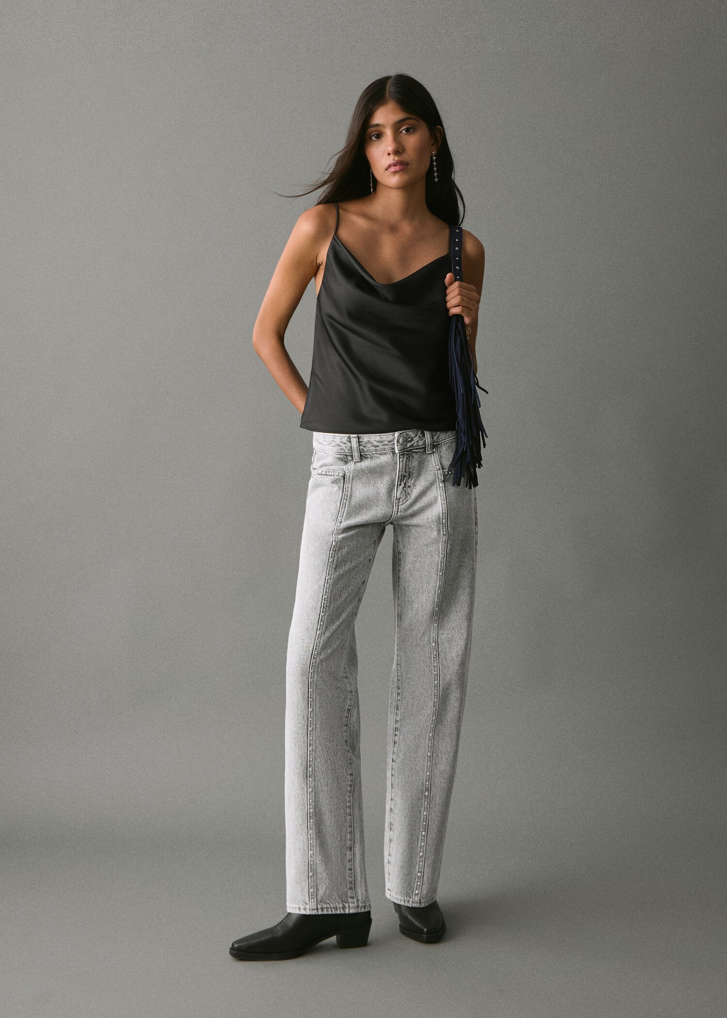 Jeans straight Nieten - Allgemeine Ansicht