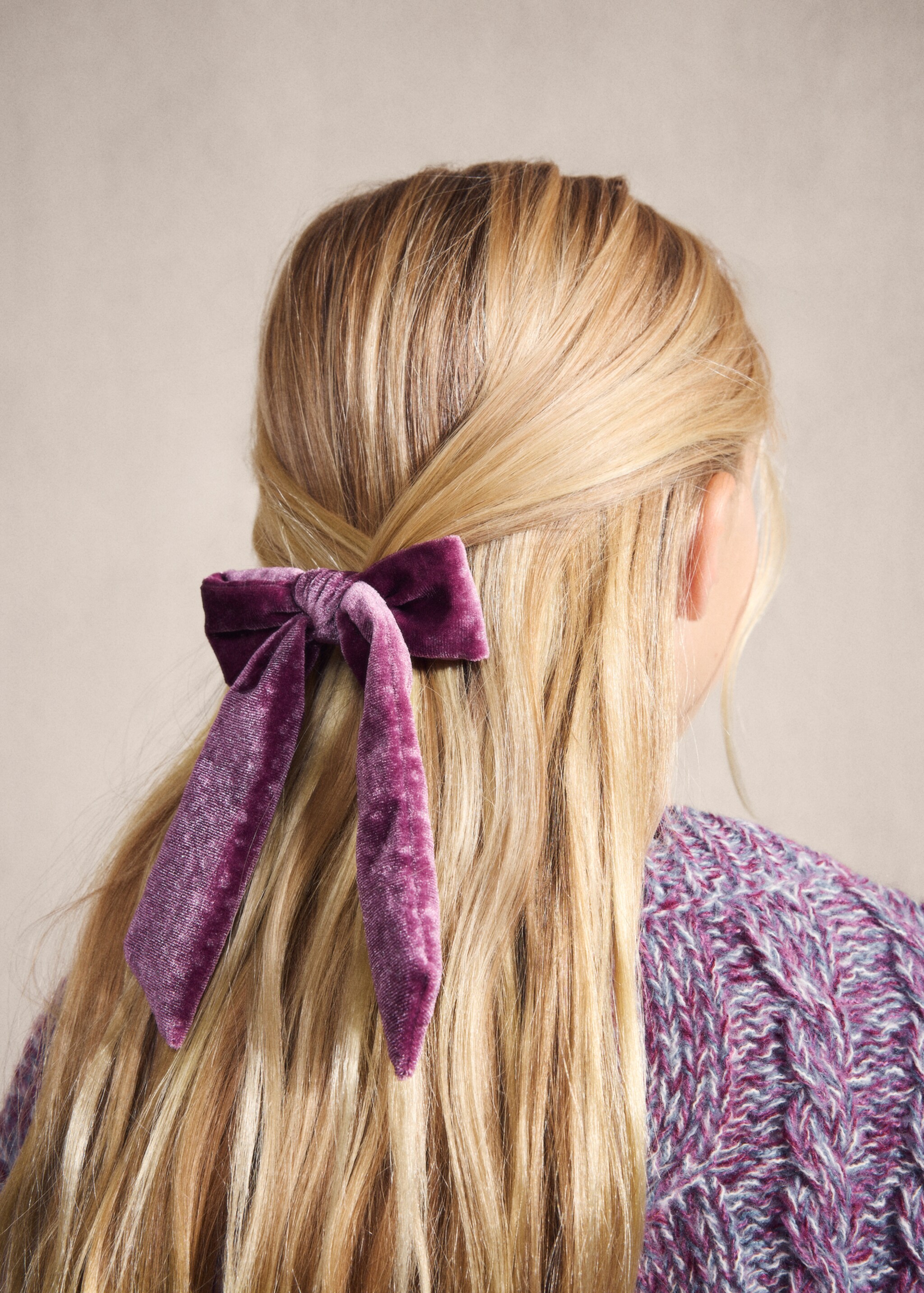 Pack of 4 scrunchies - General plane, Pale Pink. Ref: 17079210-00.