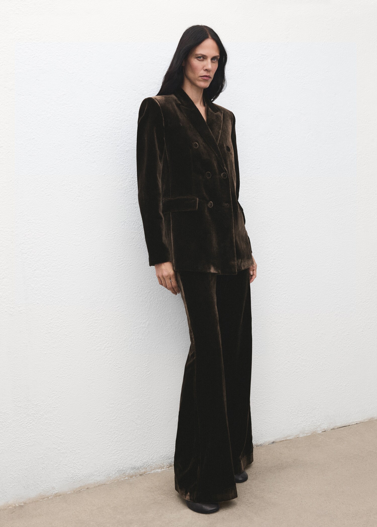 Velvet suit trousers - General plane