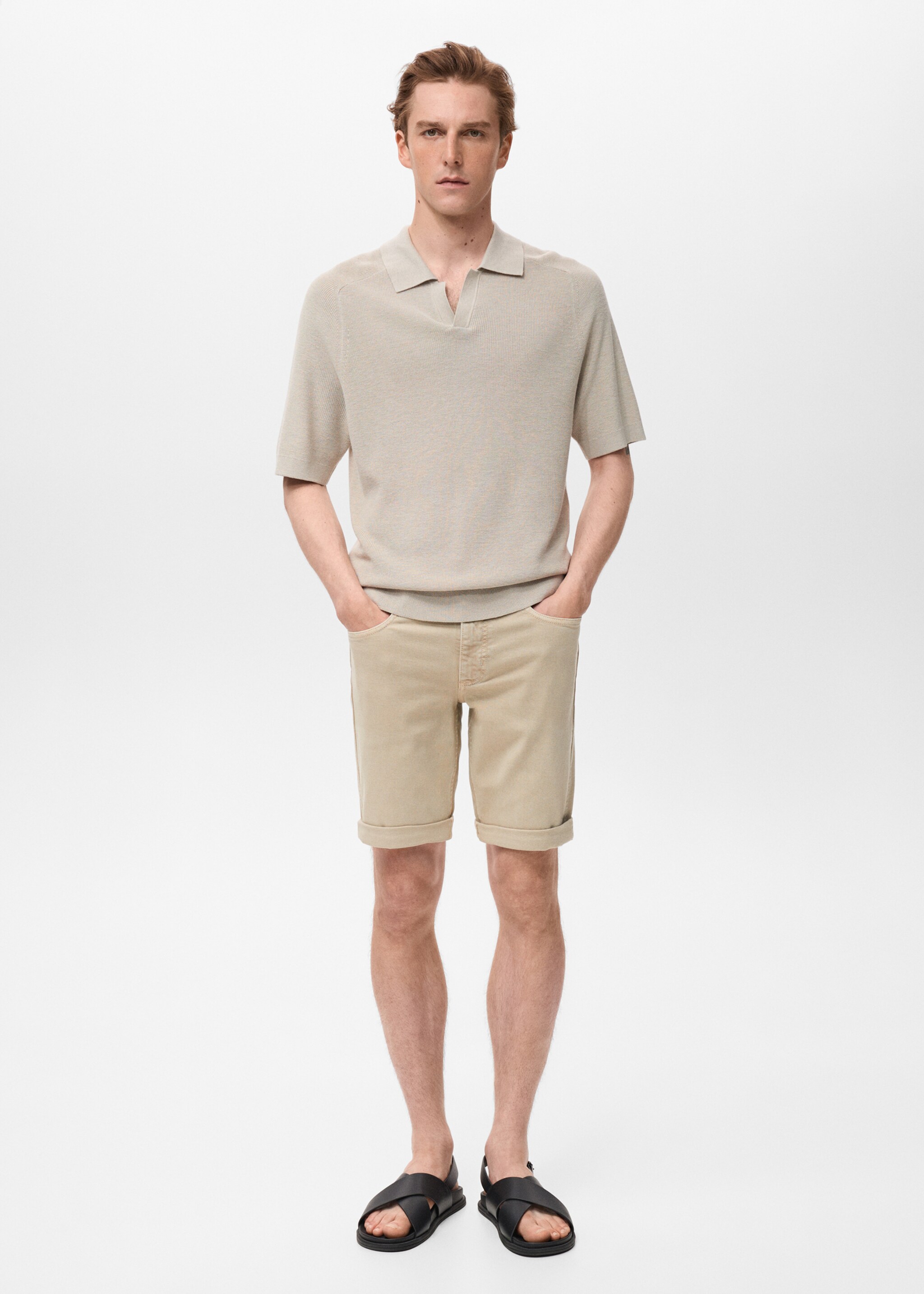 Jeansbermudas slim fit - Allmän bild