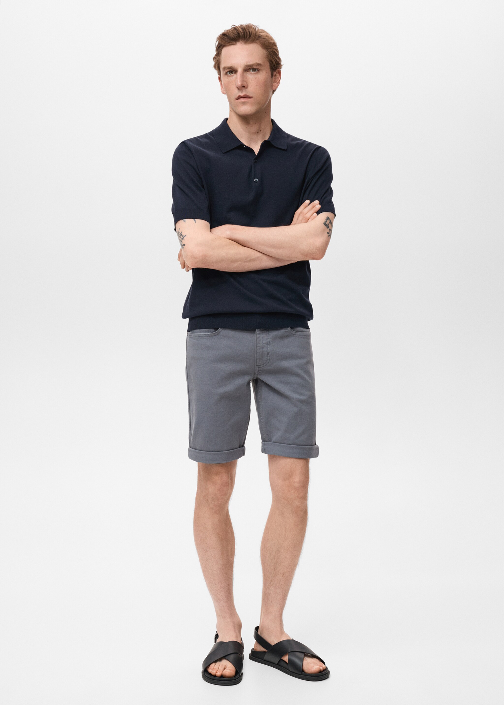 Jeansbermudas slim fit - Allmän bild