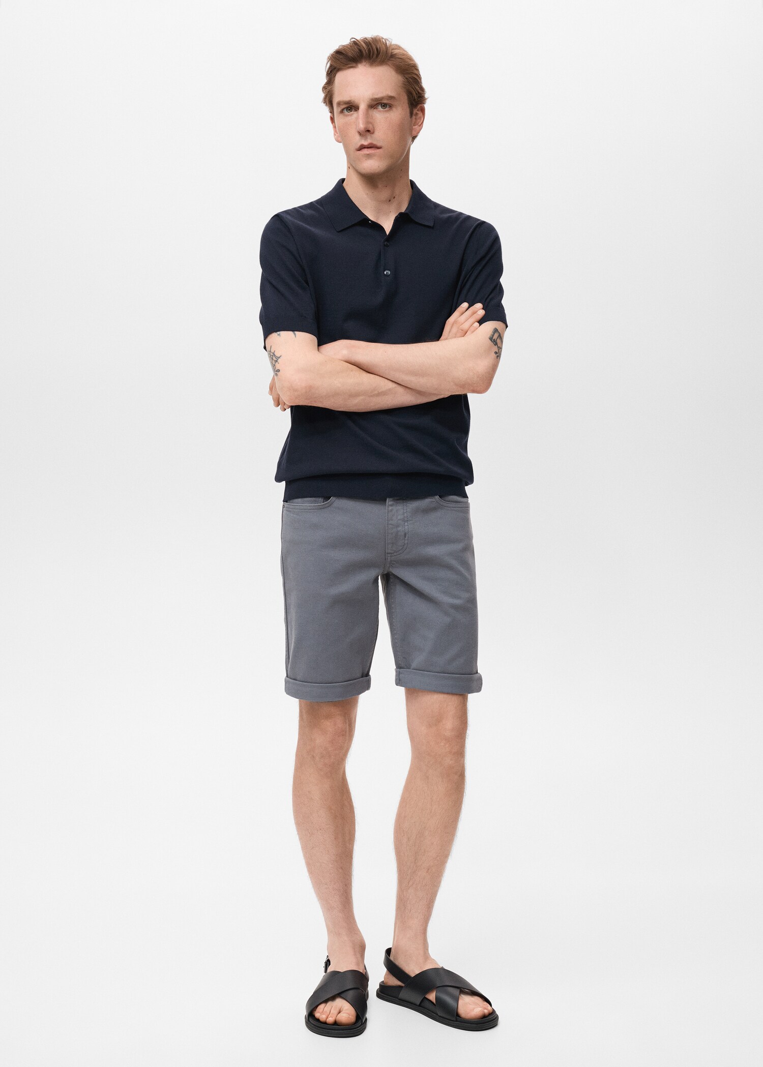 Jeansbermudas slim fit - Allmän bild