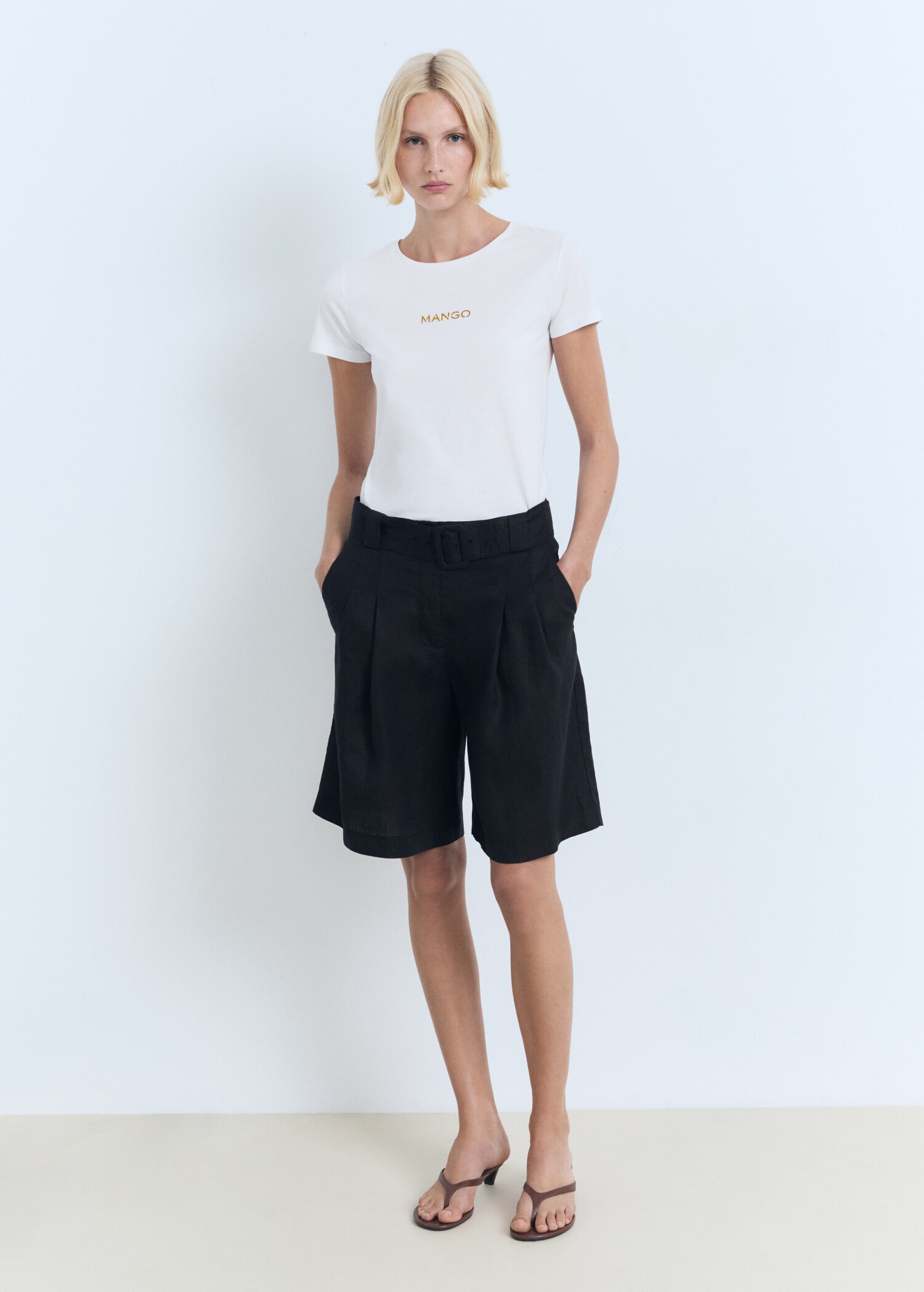 T-shirt logo en coton - Plan général