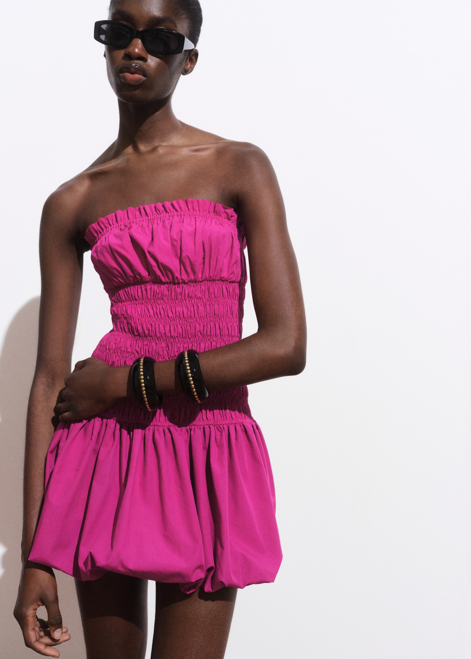 Maxi bracelet résine clouté - Plan général